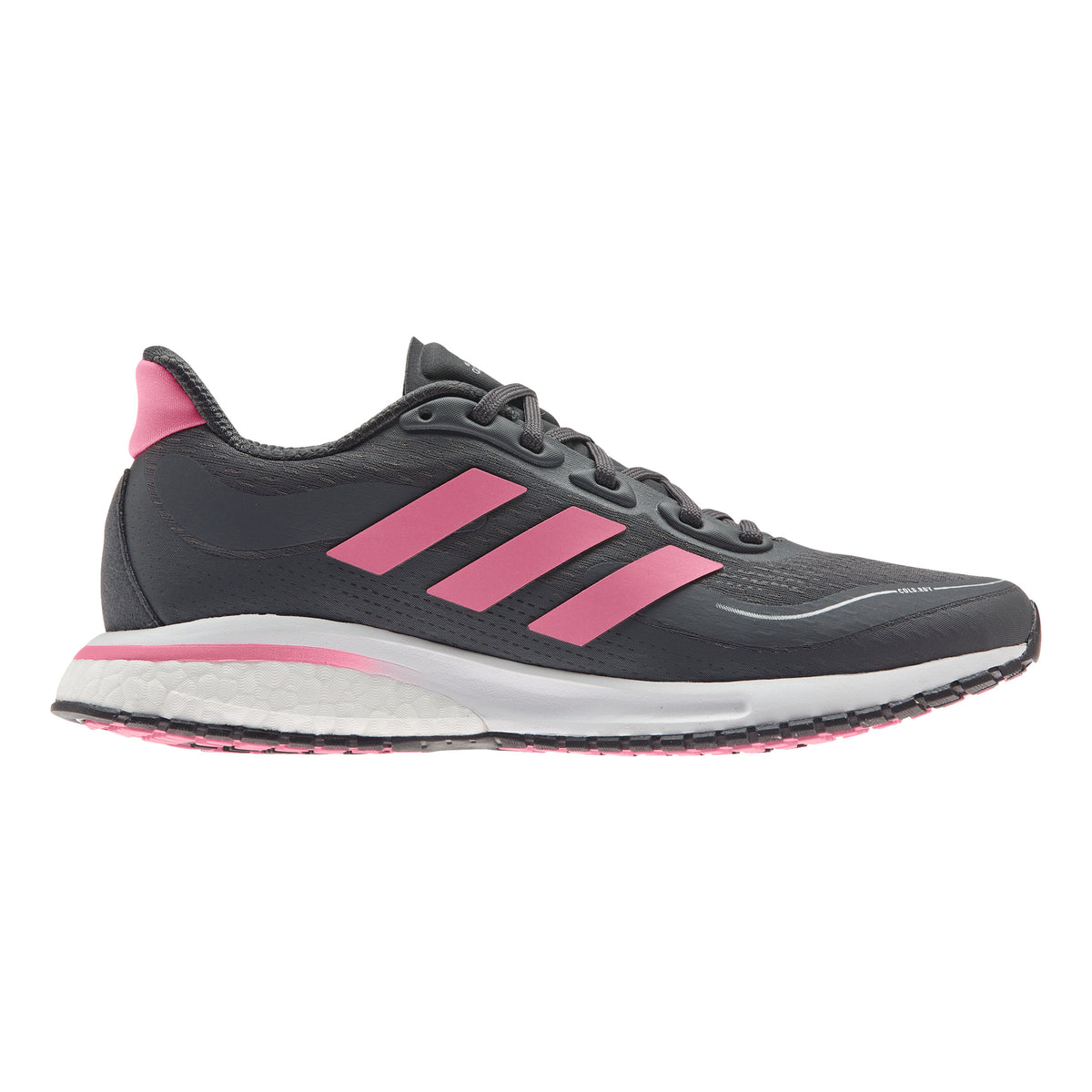 adidas Supernova Cold Ready Chaussure de running sans stabilisateurs Femmes - gris foncé, rose