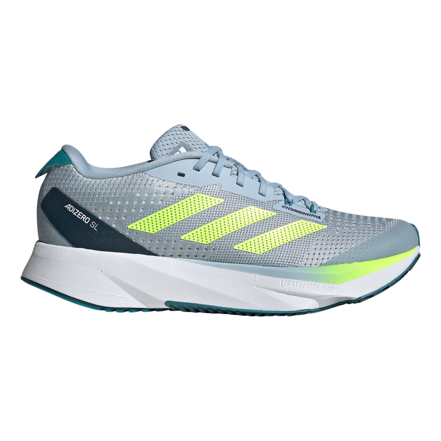 adidas Adizero SL Chaussure de running sans stabilisateurs Femmes - bleu, jaune lemon
