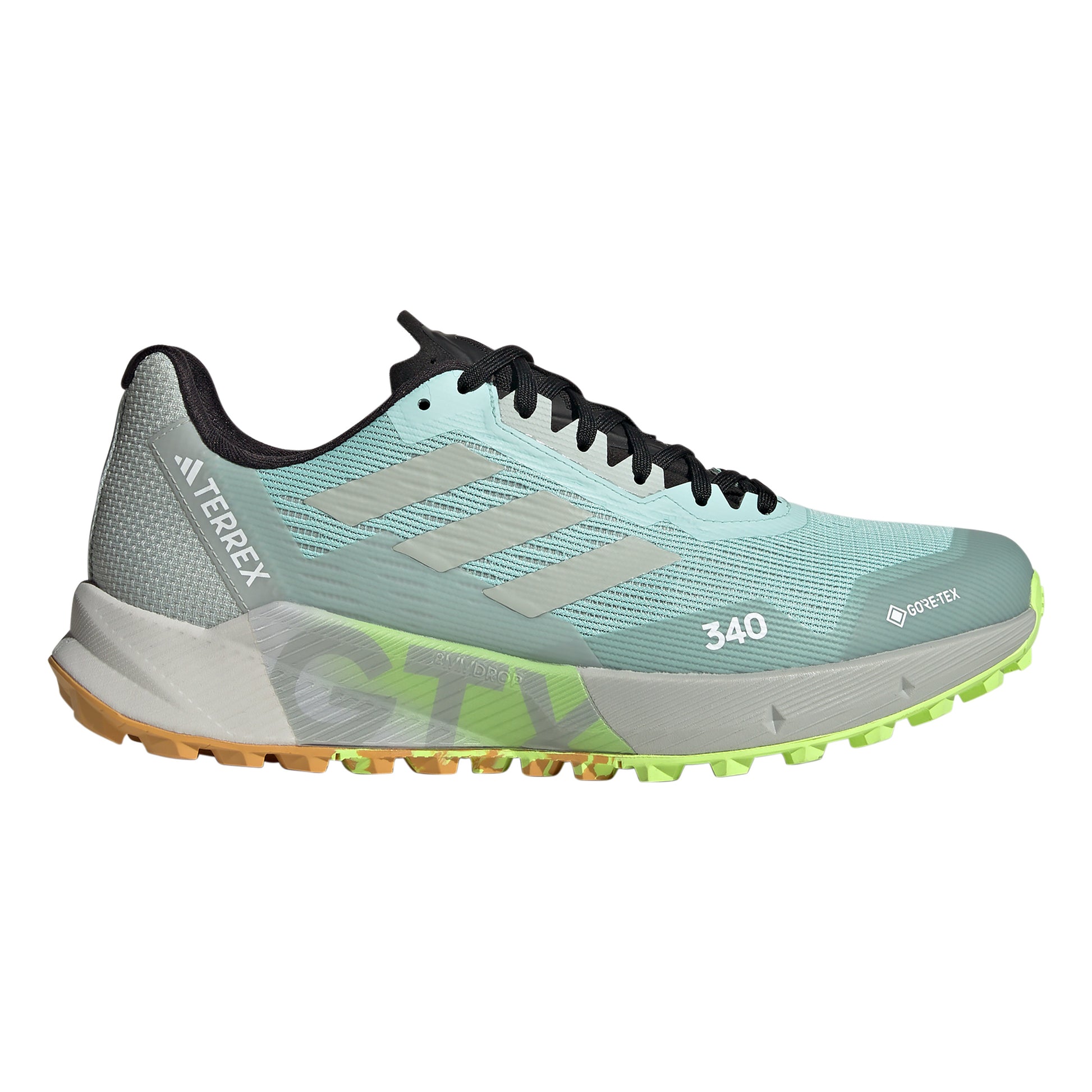 adidas Terrex Agravic Flow 2 GTX Chaussure trail Hommes - gris, jaune lemon