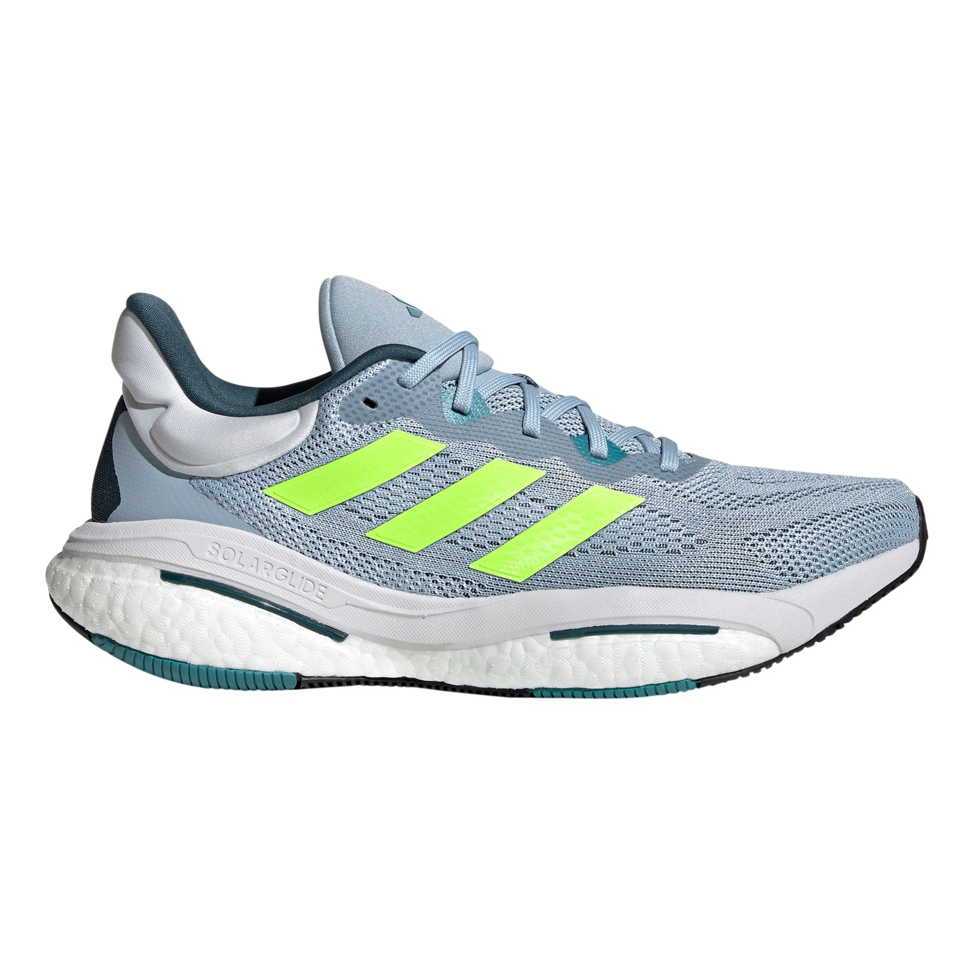 adidas Solarglide 6 Chaussure de running sans stabilisateurs Hommes - bleu, jaune lemon