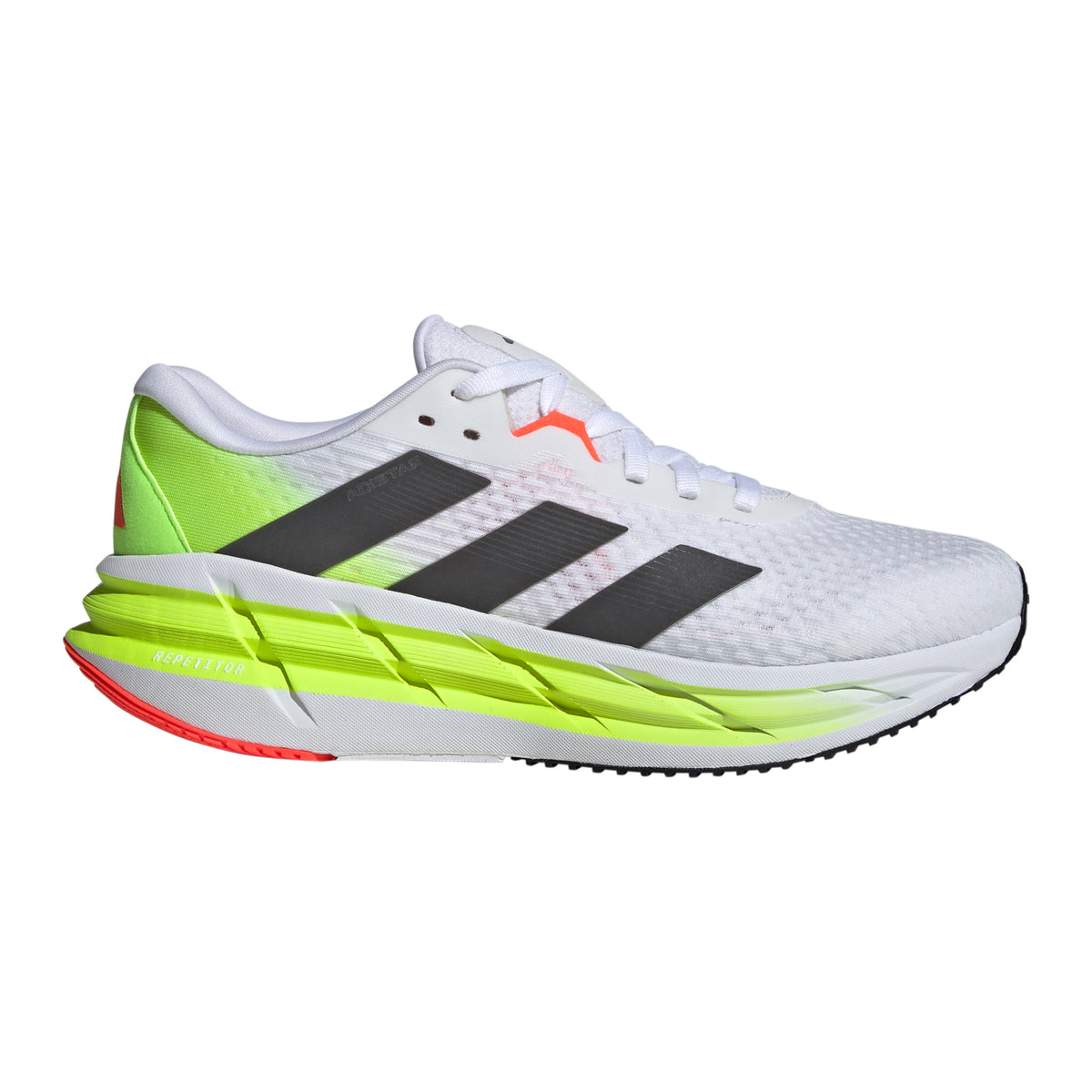 adidas Adistar 3 Chaussure de running sans stabilisateurs Hommes - blanc, jaune lemon