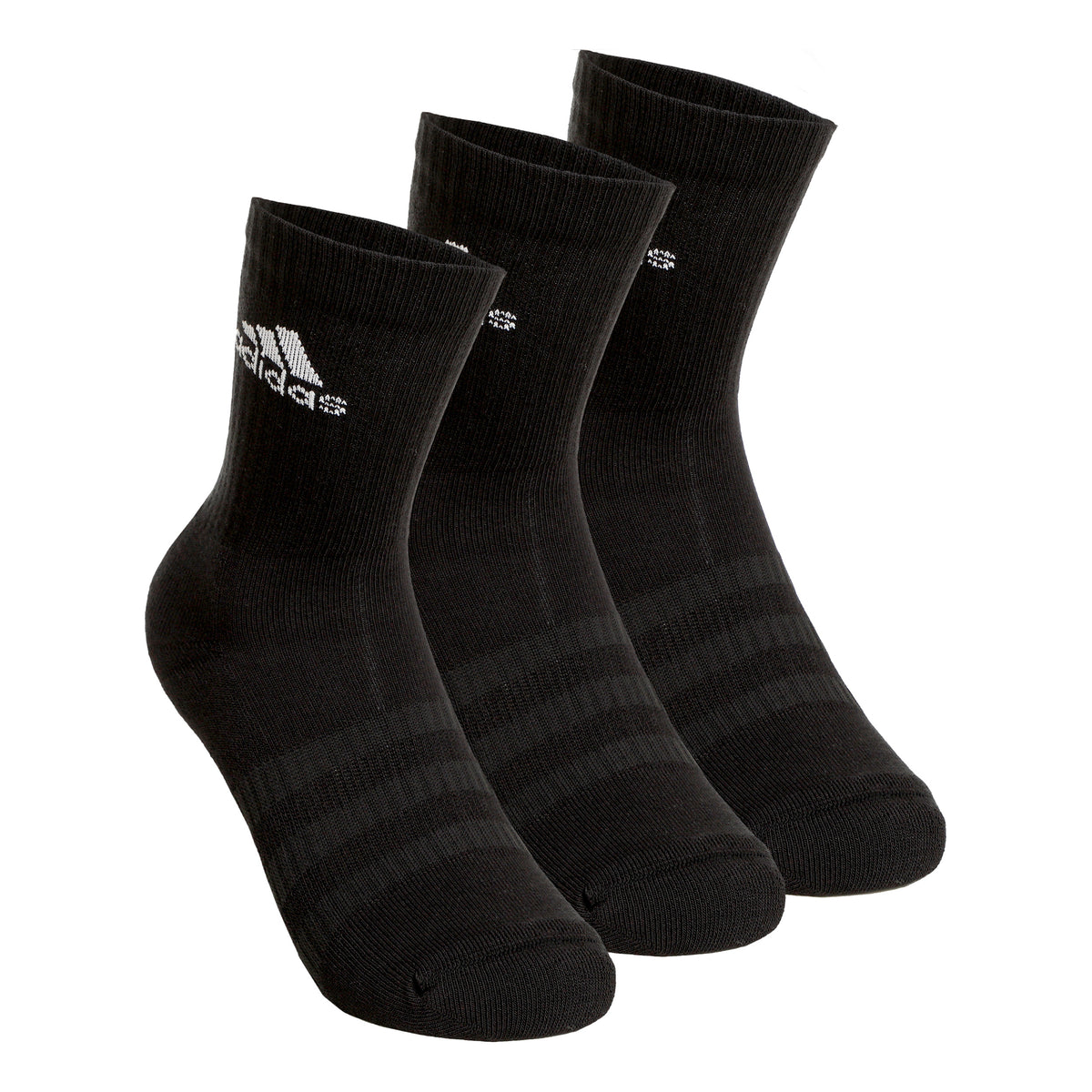 adidas Cush Crew Chaussettes de sport Pack de 3 Unisex - noir, blanc