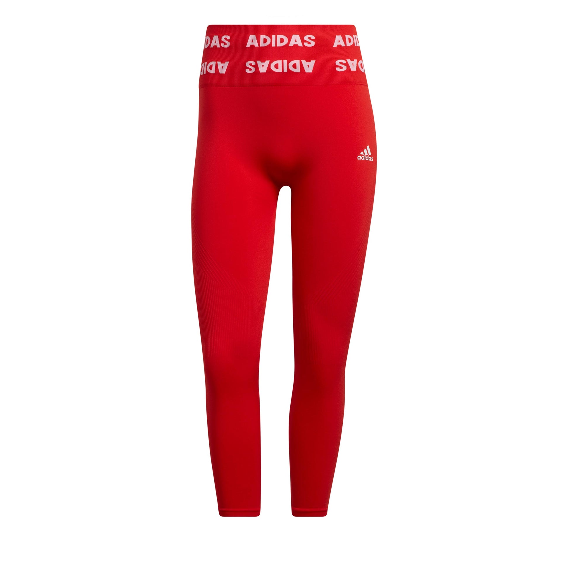adidas Aeroknit 7/8 Collant tight Femmes - rouge, blanc