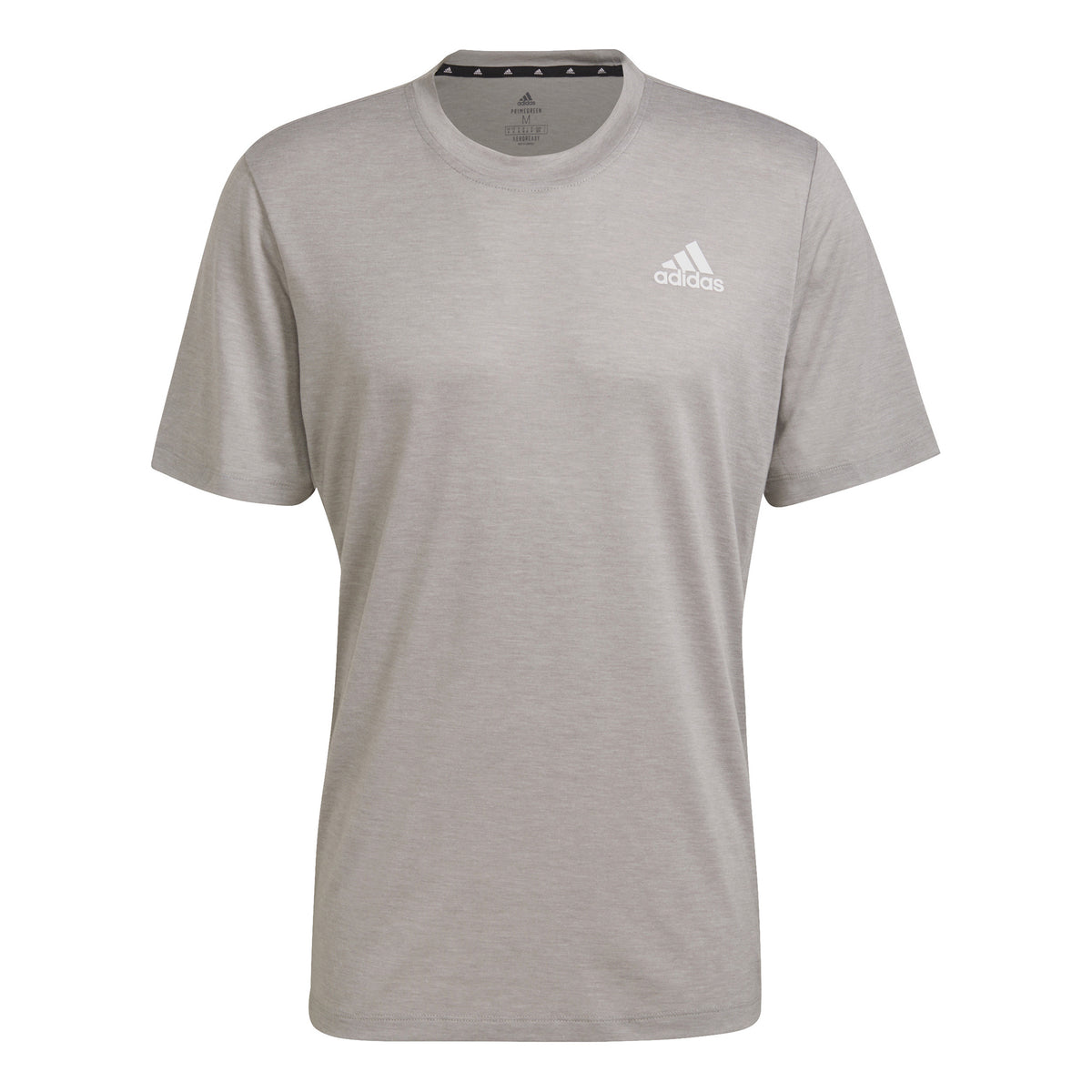 adidas Primeblue Designed 2 Move Heathered Sport T-shirt Hommes - gris, blanc
