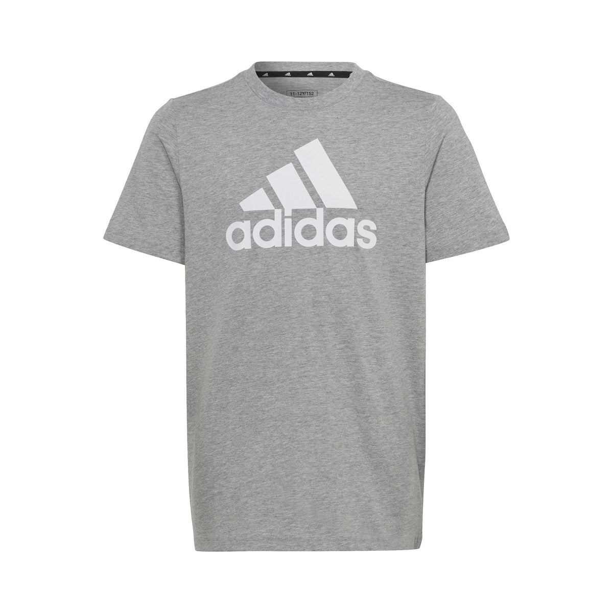 adidas Big Logo T-shirt Garçons - gris clair, blanc