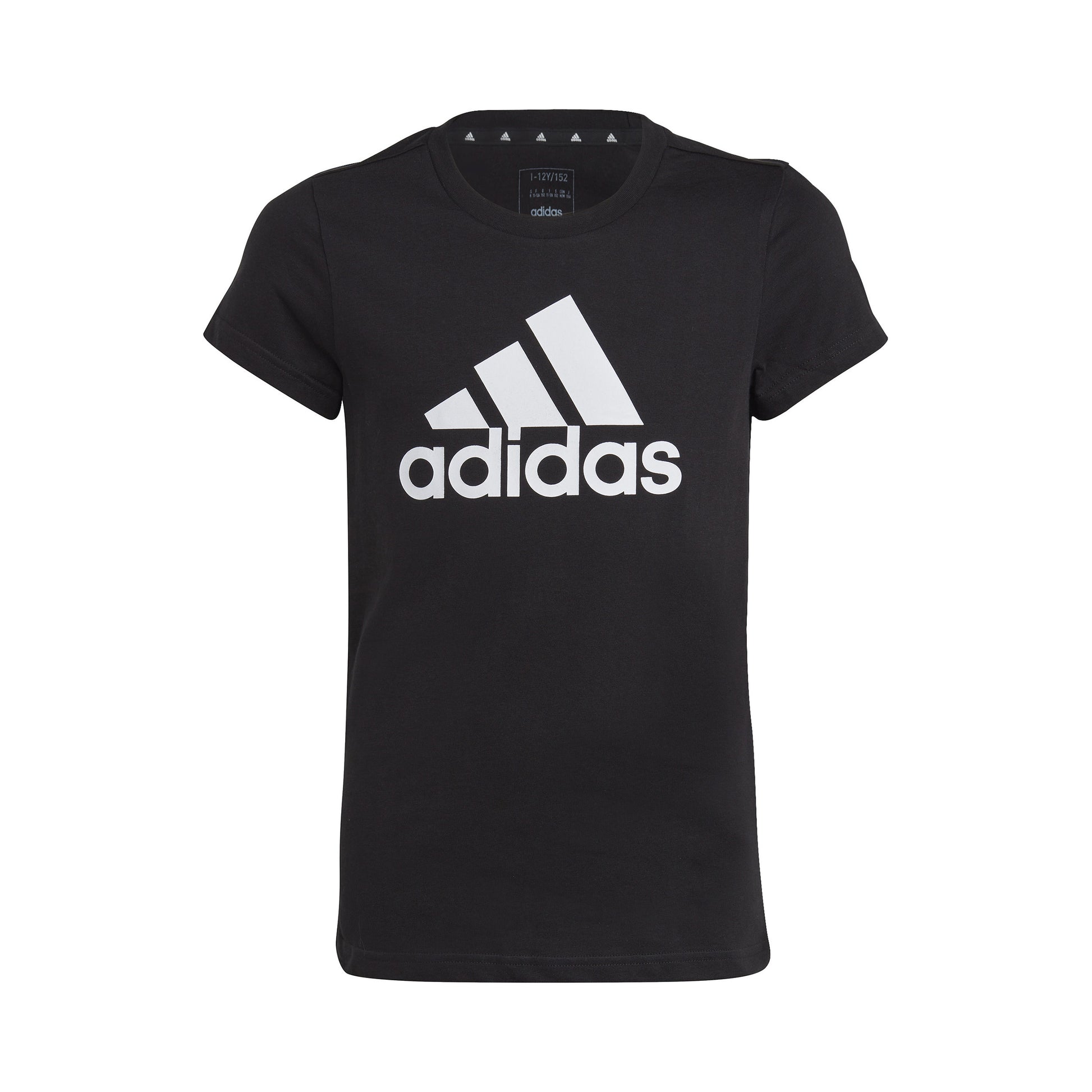 adidas Big Logo T-shirt Filles - noir, blanc