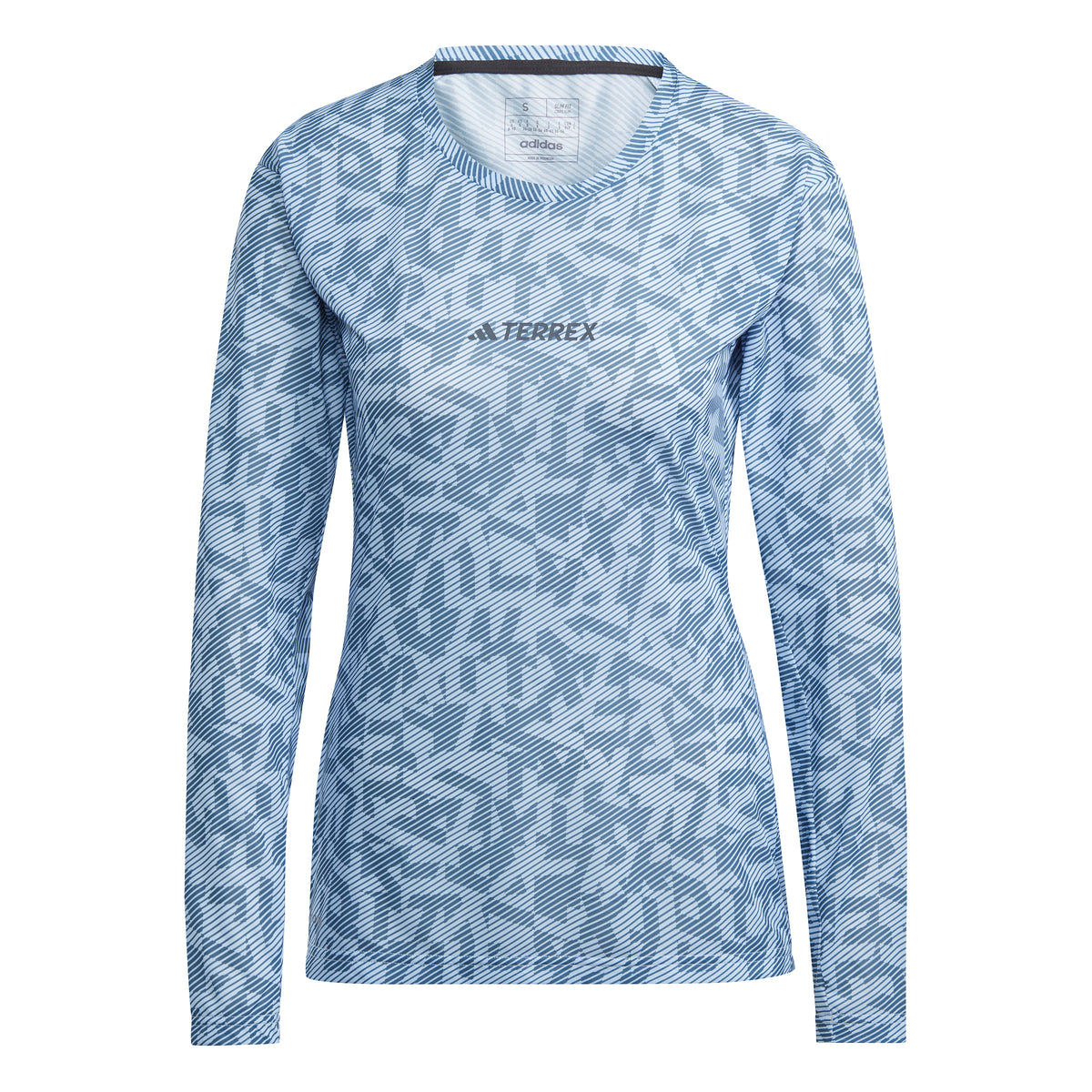 adidas Trail GFX Top de course Femmes - bleu,