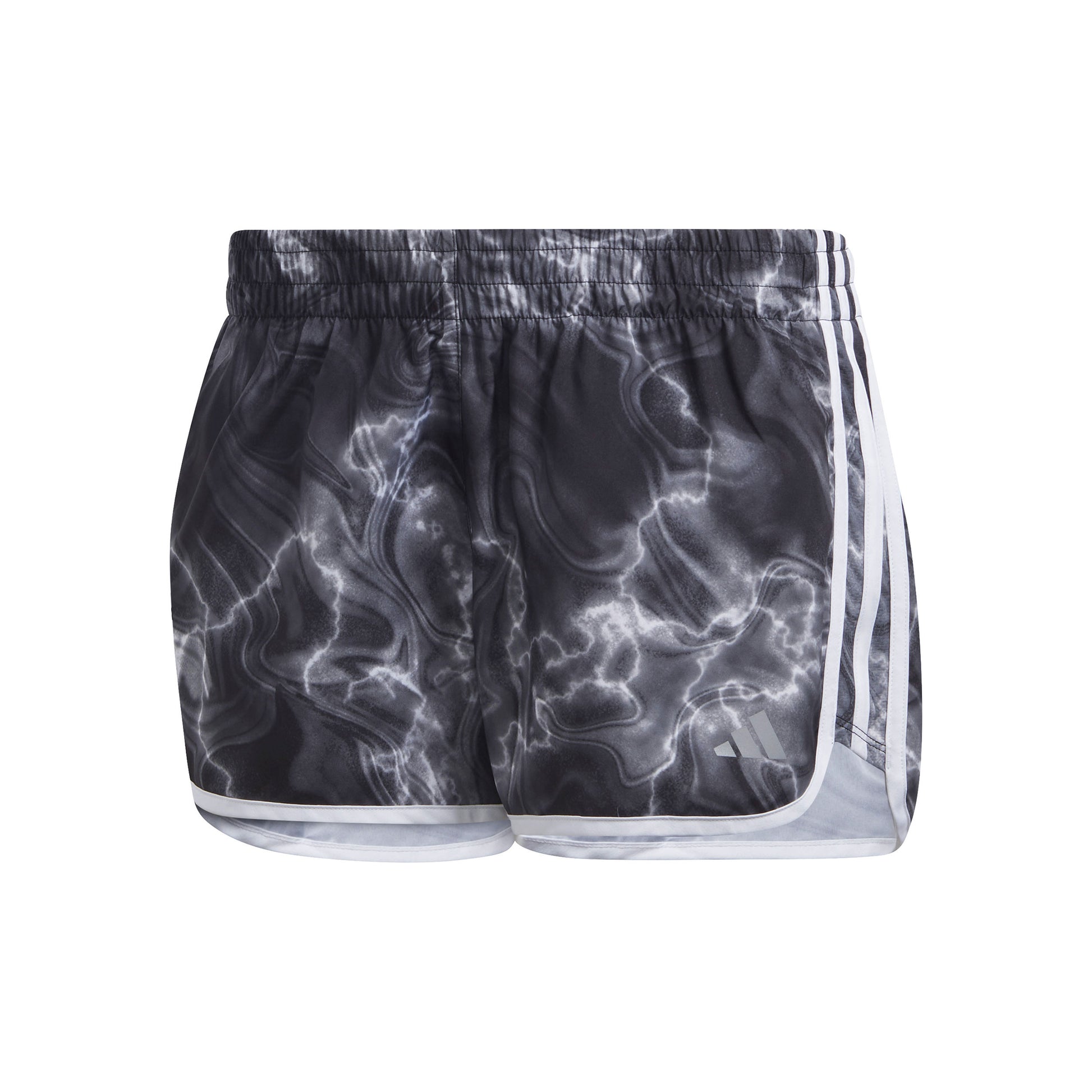 adidas M20 3in AOP Short De Running Femmes-Noir,Multicouleur