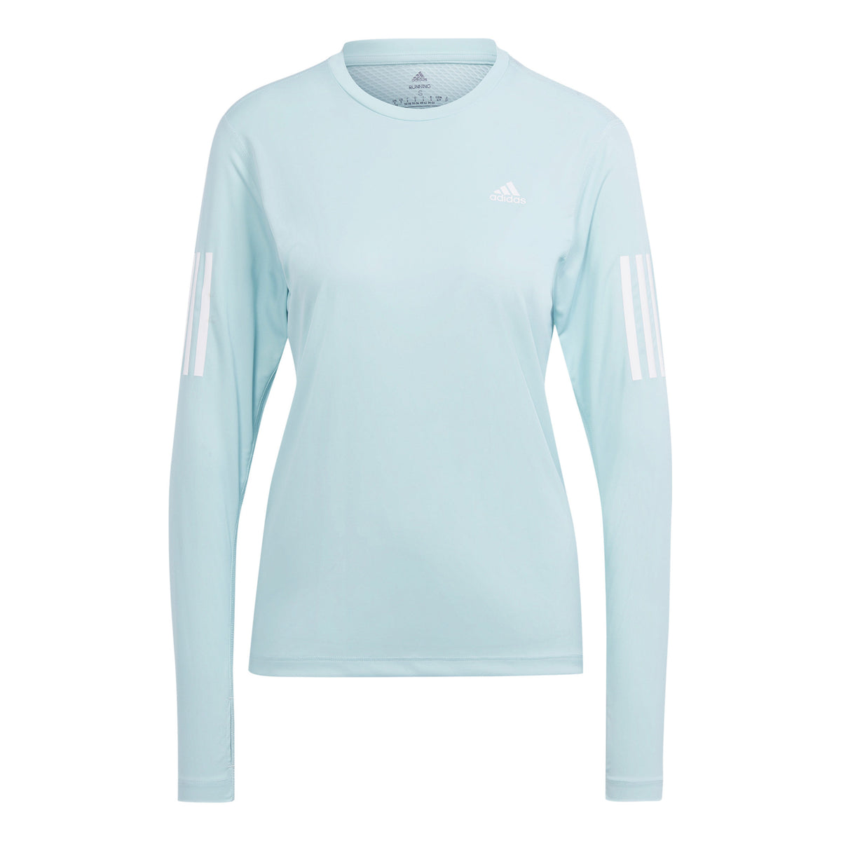 adidas Own the Run LS Maillot de course Femmes - bleu clair,