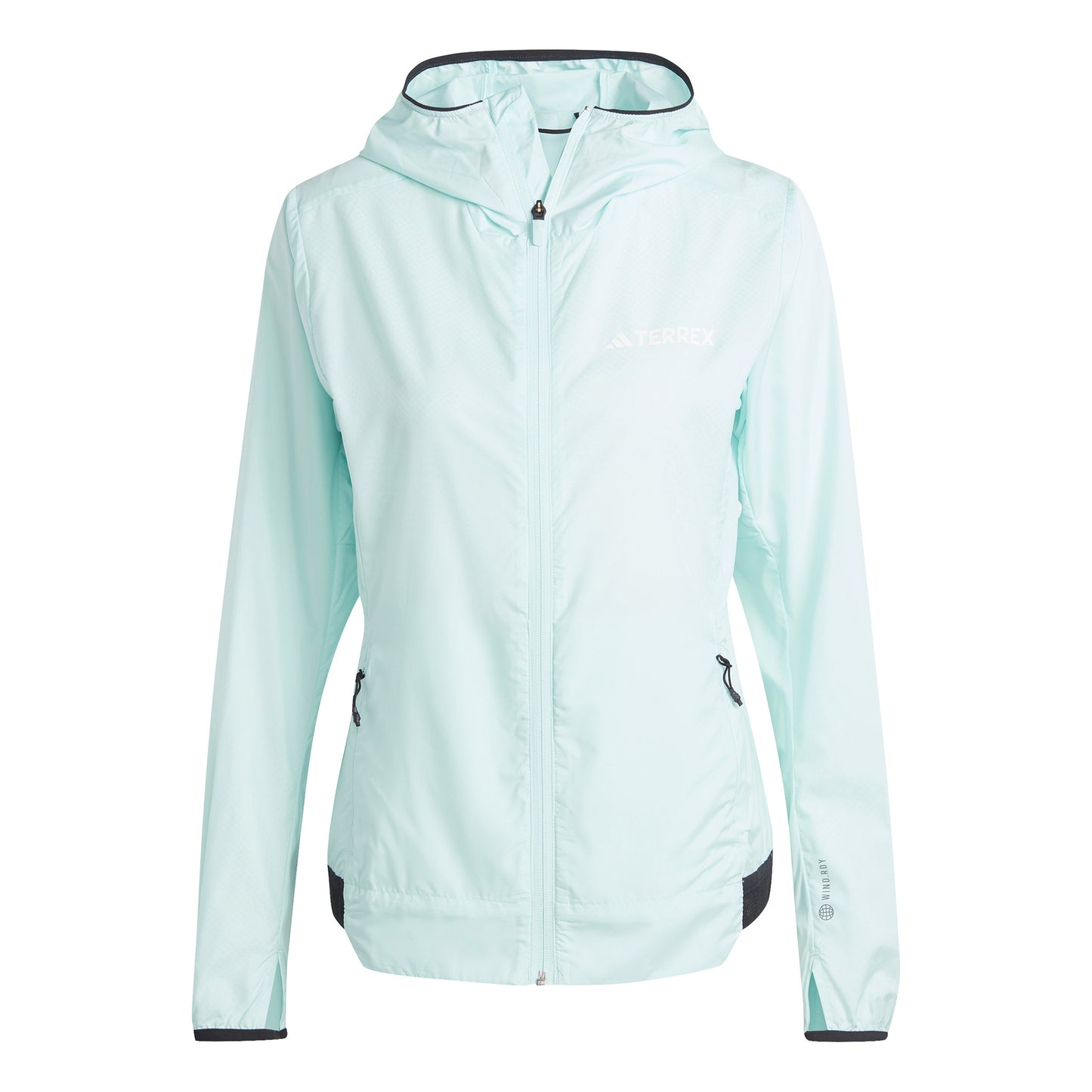 adidas Terrex XPR Wind Ready Veste running Femmes - bleu clair,