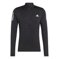 Own the Run 1/4 Zip Haut manches longues Hommes - noir,