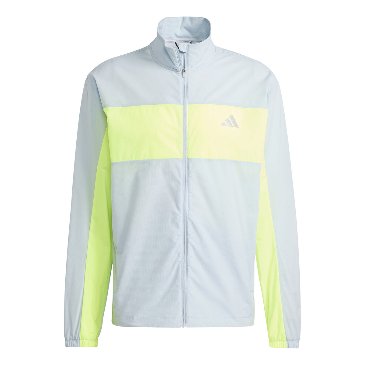 adidas BTN Veste running Hommes - bleu clair, jaunes fluo