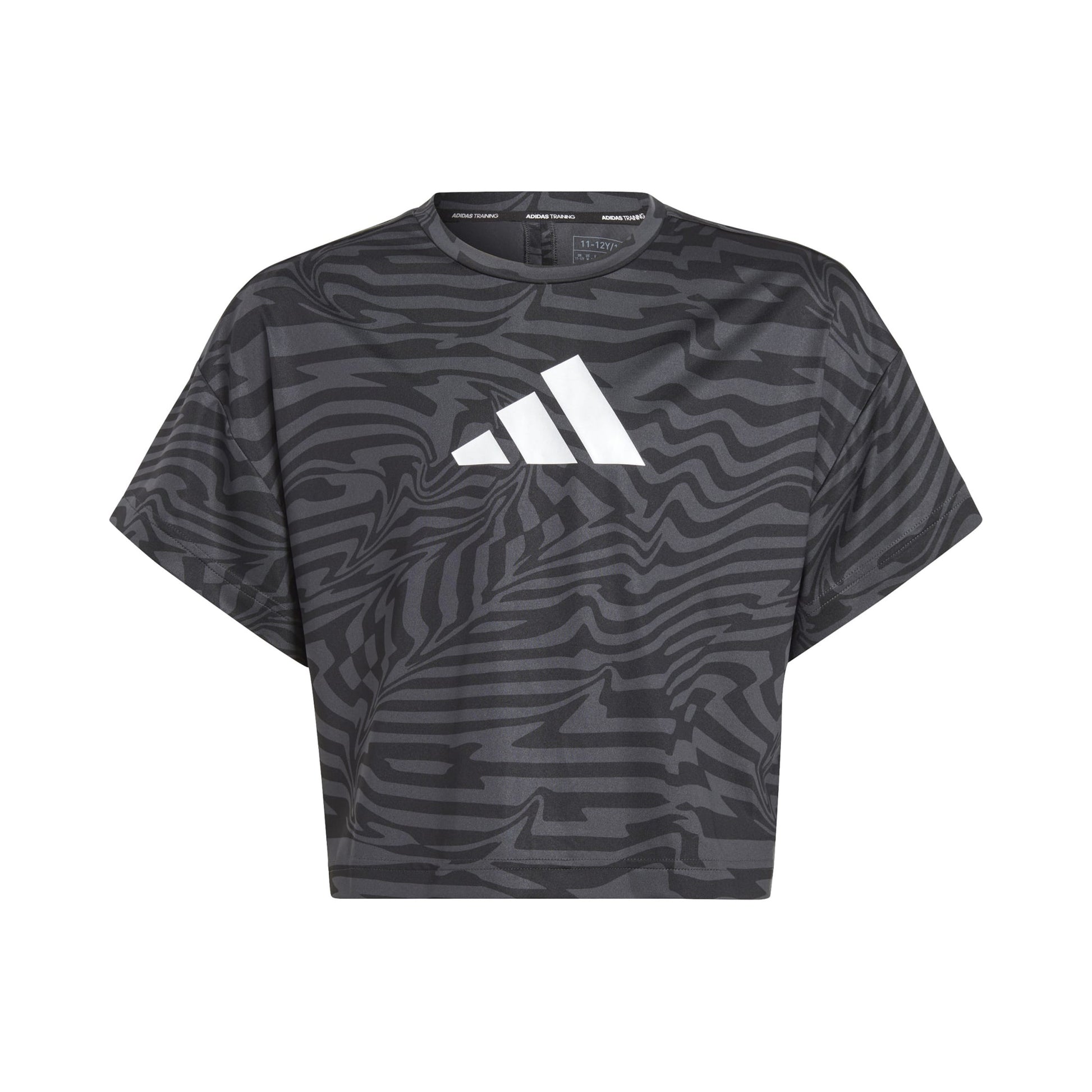 adidas Team Issue AOP T-shirt Filles - noir, gris foncé