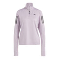 Own the Run Half-Zip Haut manches longues Femmes - lilas,