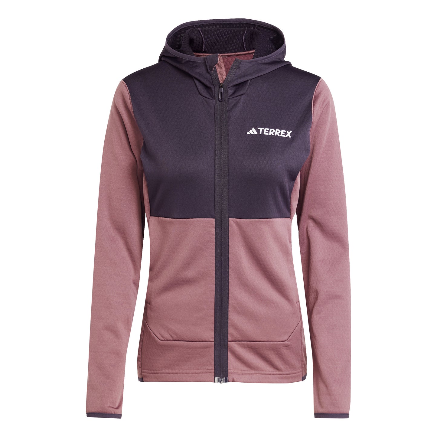 adidas Terrex XPR LT Fleece Veste running Femmes - marron,