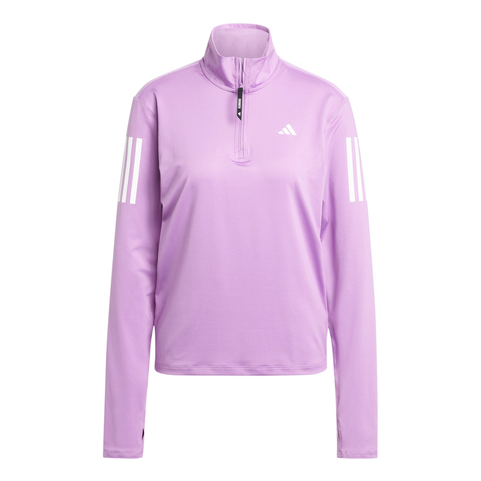 adidas Own the Run Half-Zip Haut manches longues Femmes - violet,