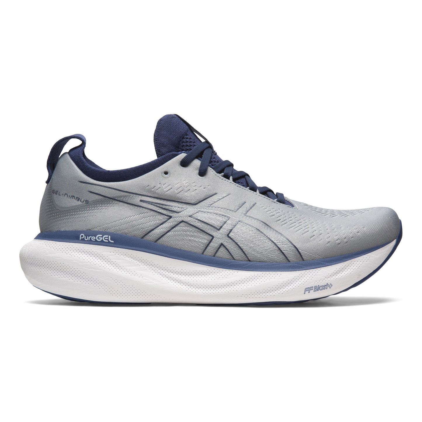 ASICS Gel-Nimbus 25 Chaussure de running sans stabilisateurs Hommes - gris, bleu
