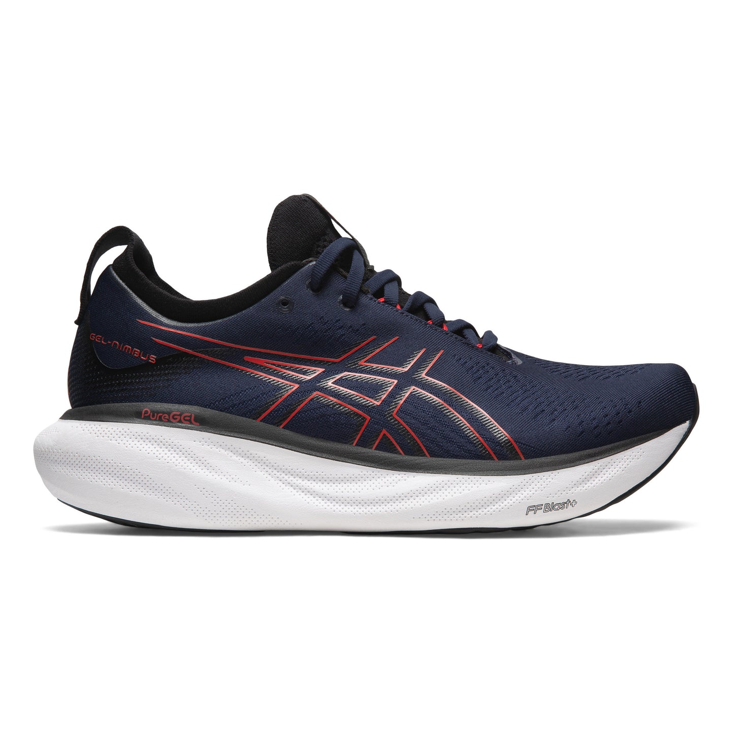ASICS Gel-Nimbus 25 Chaussure de running sans stabilisateurs Hommes - bleu, rouge