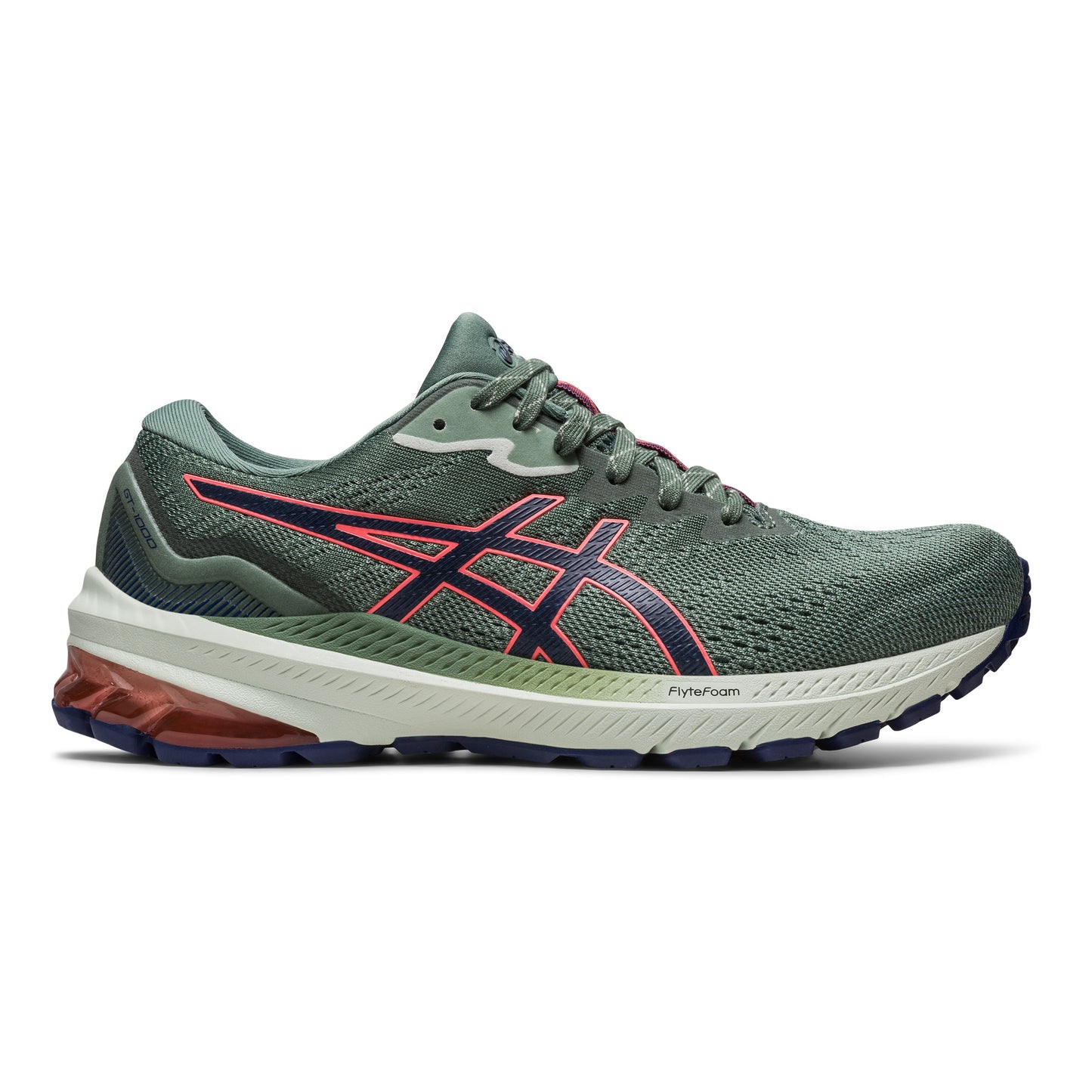 ASICS GT-1000 11 TR Chaussure trail Femmes - vert foncé, pink