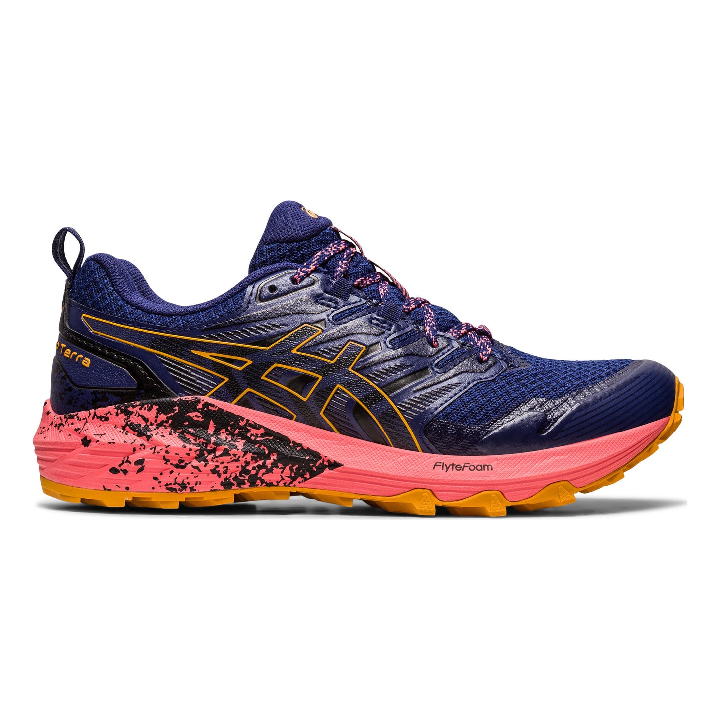 ASICS Gel-Trabuco Terra Chaussure trail Femmes - bleu, corail