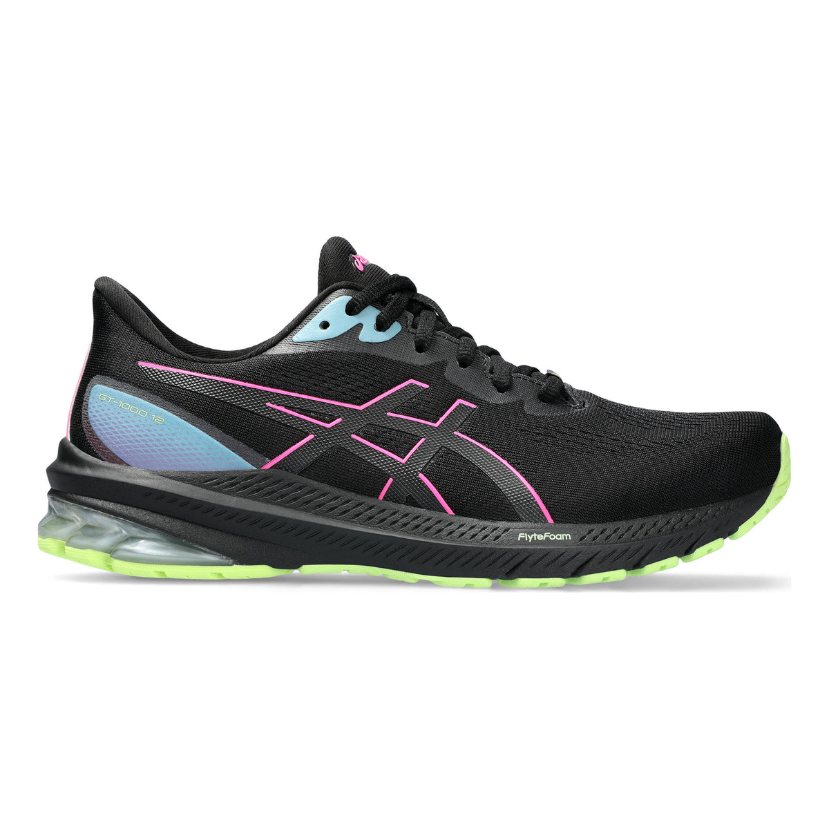 ASICS GT-1000 12 GTX Chaussure de running avec stabilisateurs Femmes - noir, pink