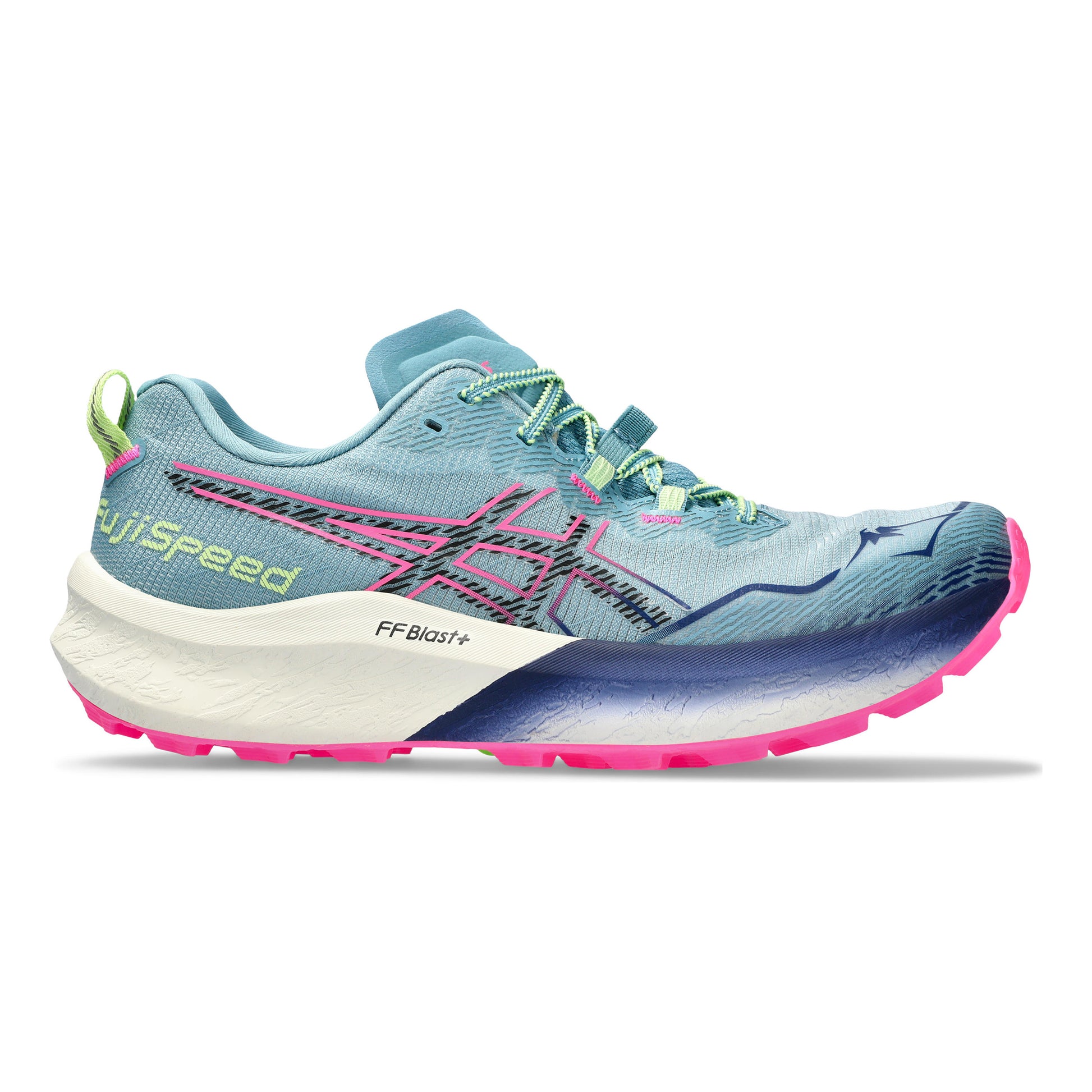 ASICS Fujispeed 2 Chaussure trail Femmes - bleu petrol, vert