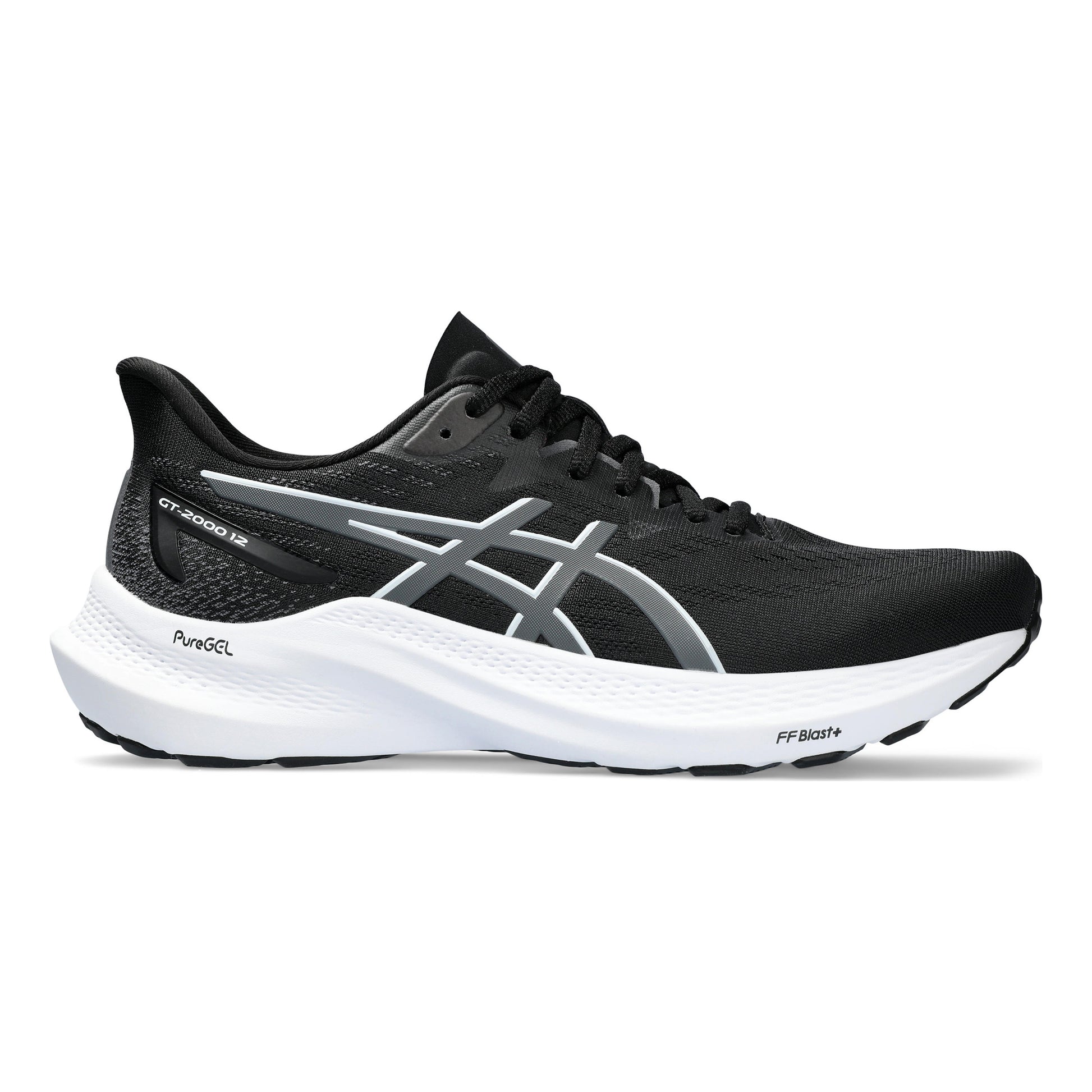 ASICS GT-2000 12 Chaussure de running avec stabilisateurs Femmes - noir, gris