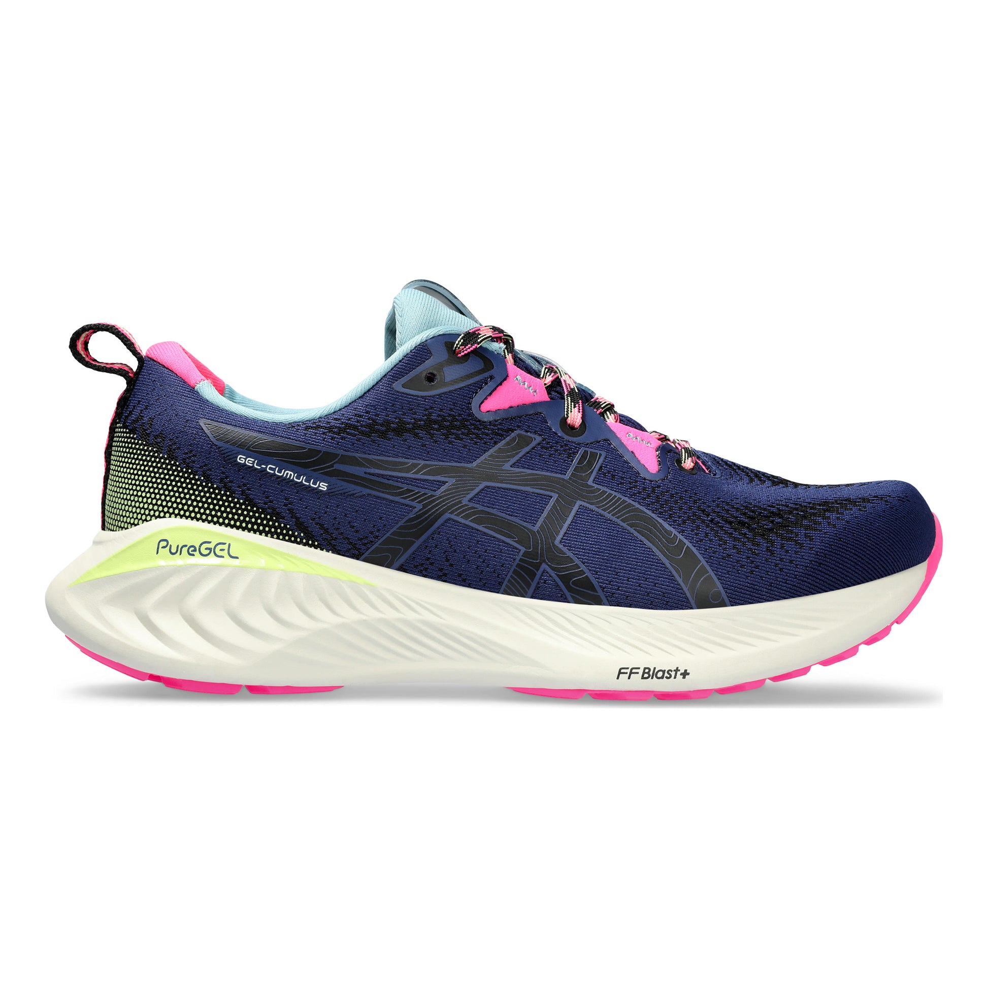 ASICS Gel-Cumulus 25 TR Chaussure trail Femmes - noir, orange