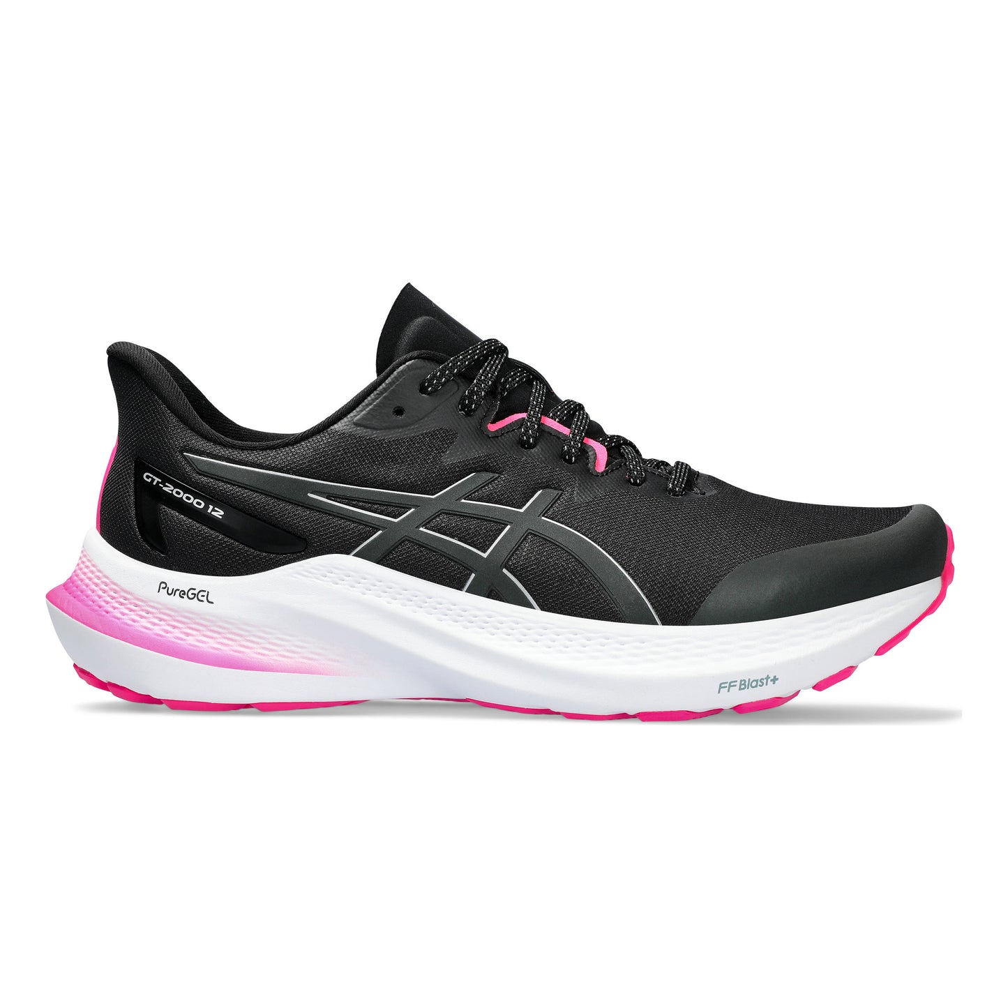 ASICS GT-2000 12 Lite-Show Chaussure de running avec stabilisateurs Femmes - noir,