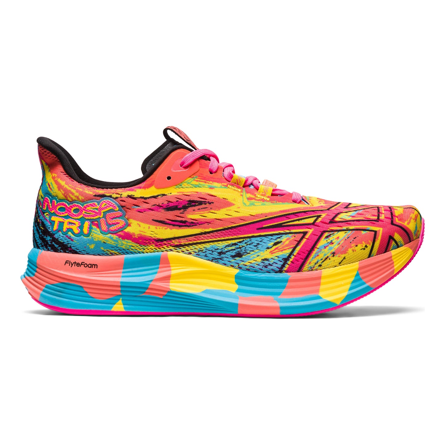 ASICS Noosa Tri 15 Chaussure de compétition Hommes - pink, jaune