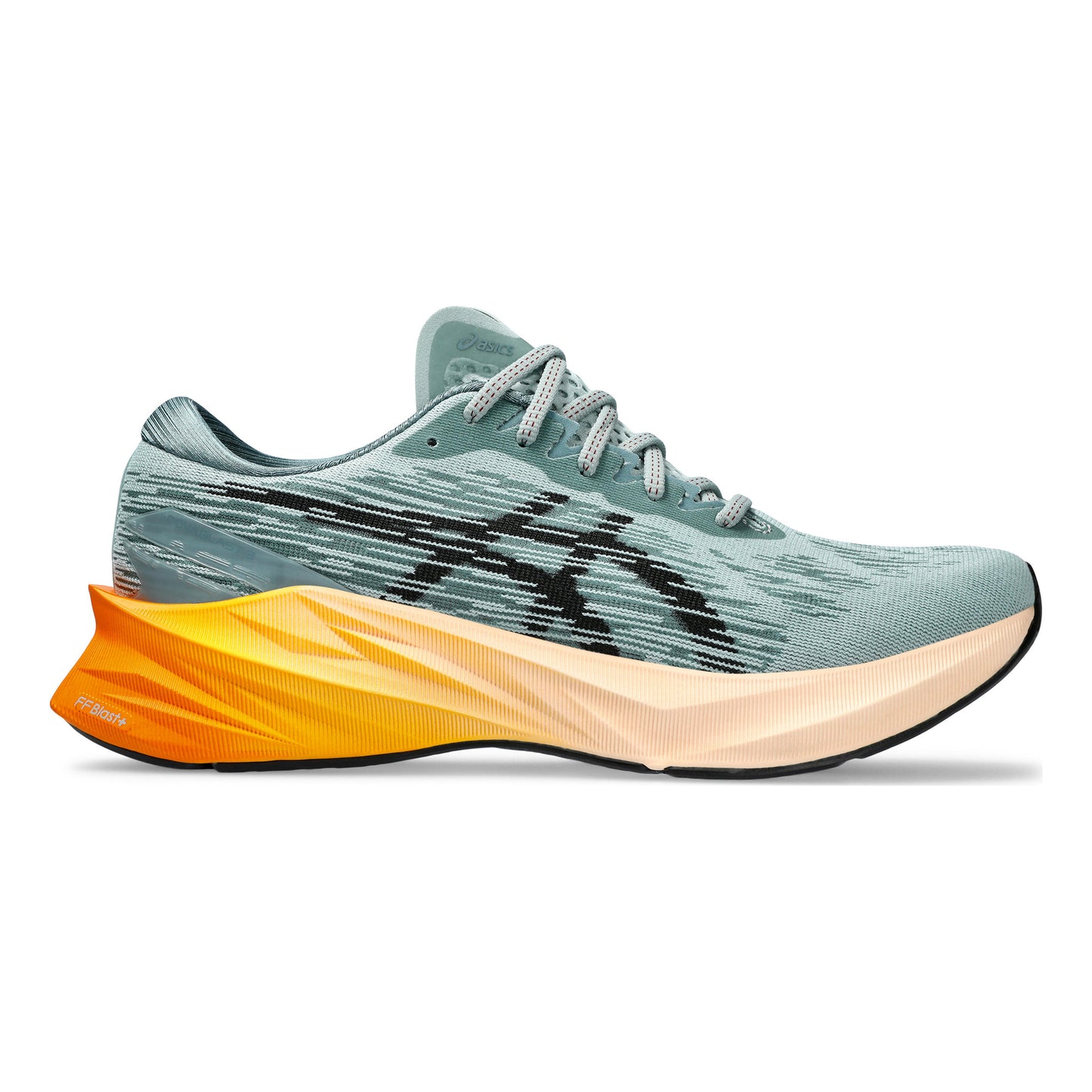 ASICS Novablast 3 Chaussure de running sans stabilisateurs Hommes - bleu gris, orange
