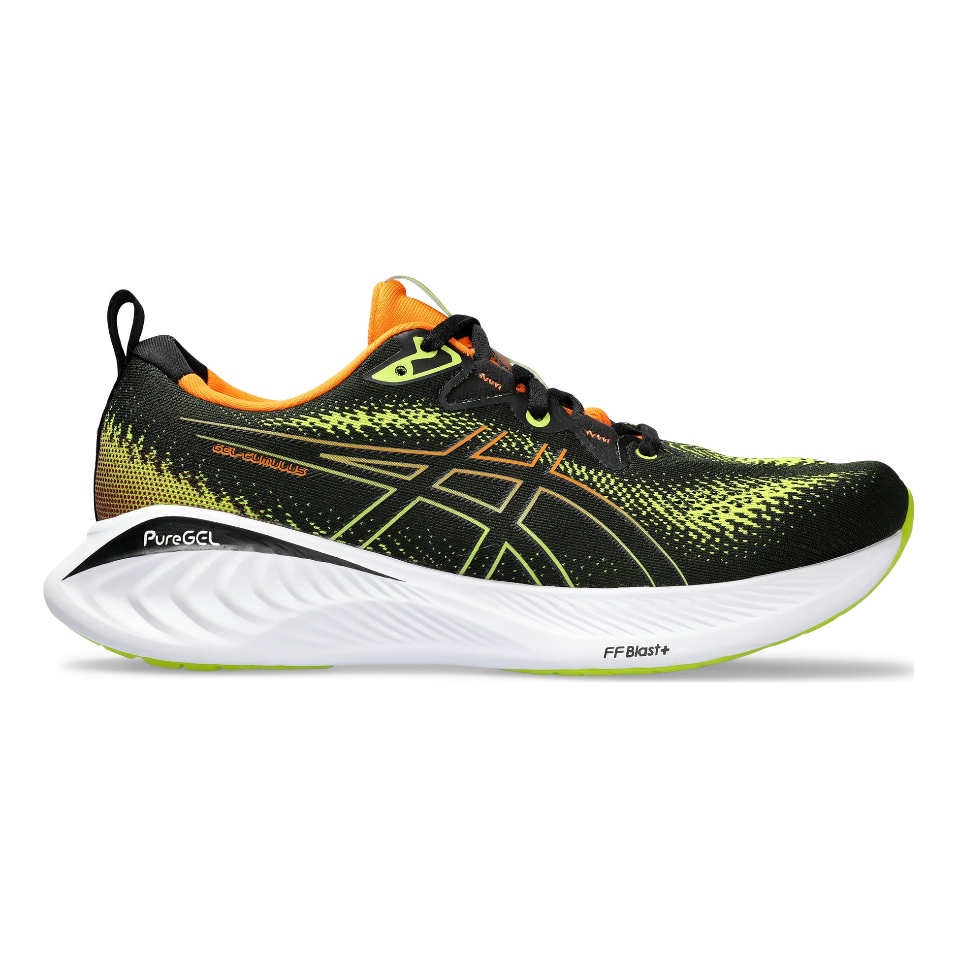 ASICS Gel-Cumulus 25 Chaussure de running sans stabilisateurs Hommes - noir, jaune lemon