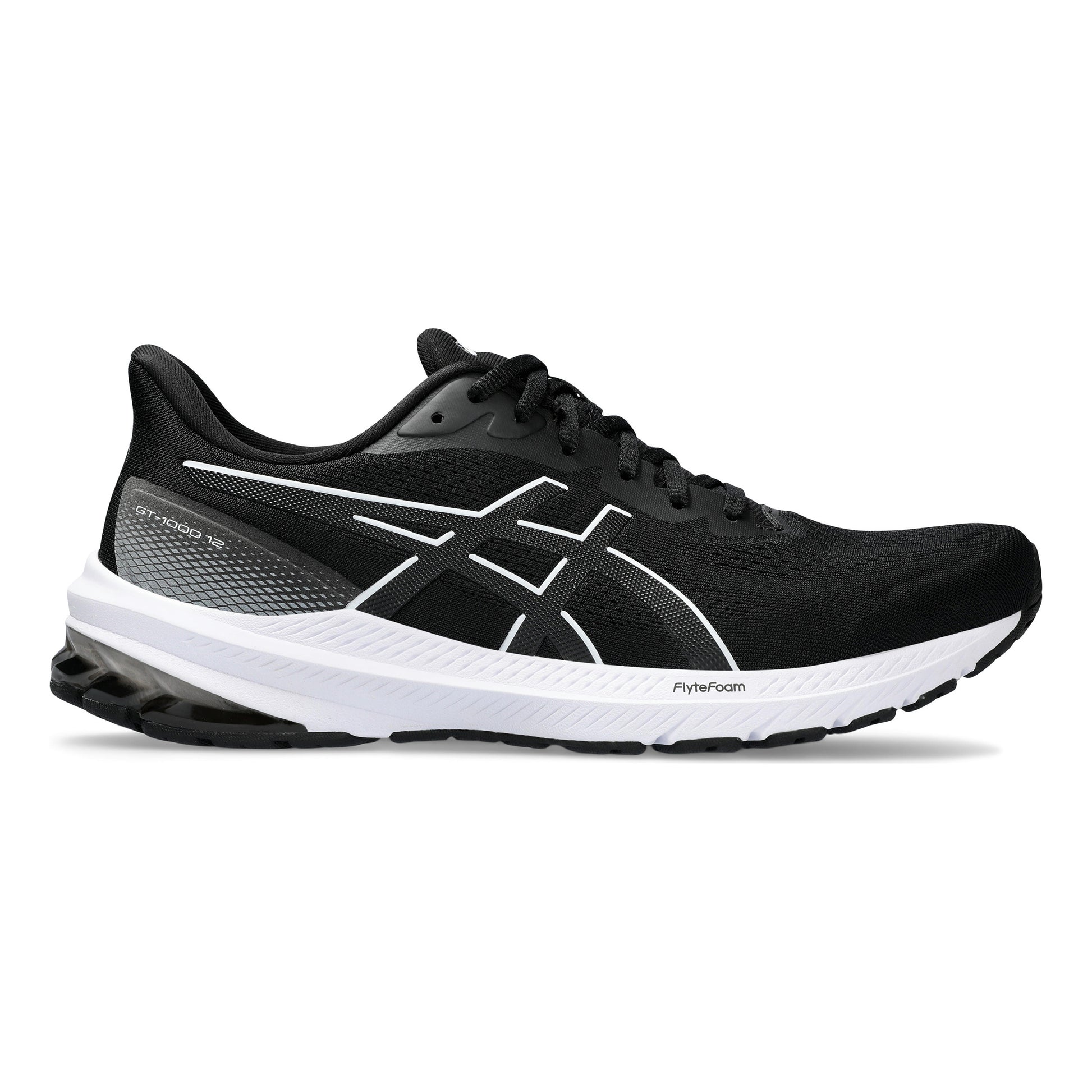 ASICS GT-1000 12 Chaussure de running avec stabilisateurs Hommes - noir, blanc
