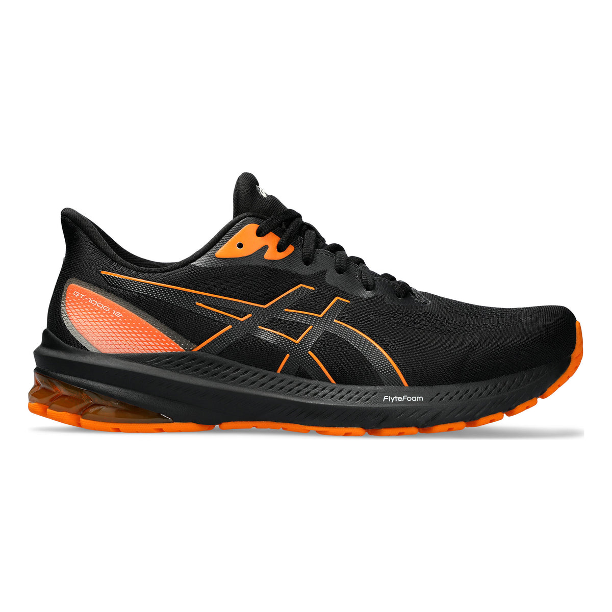 ASICS GT-1000 12 GTX Chaussure de running avec stabilisateurs Hommes - noir, orange