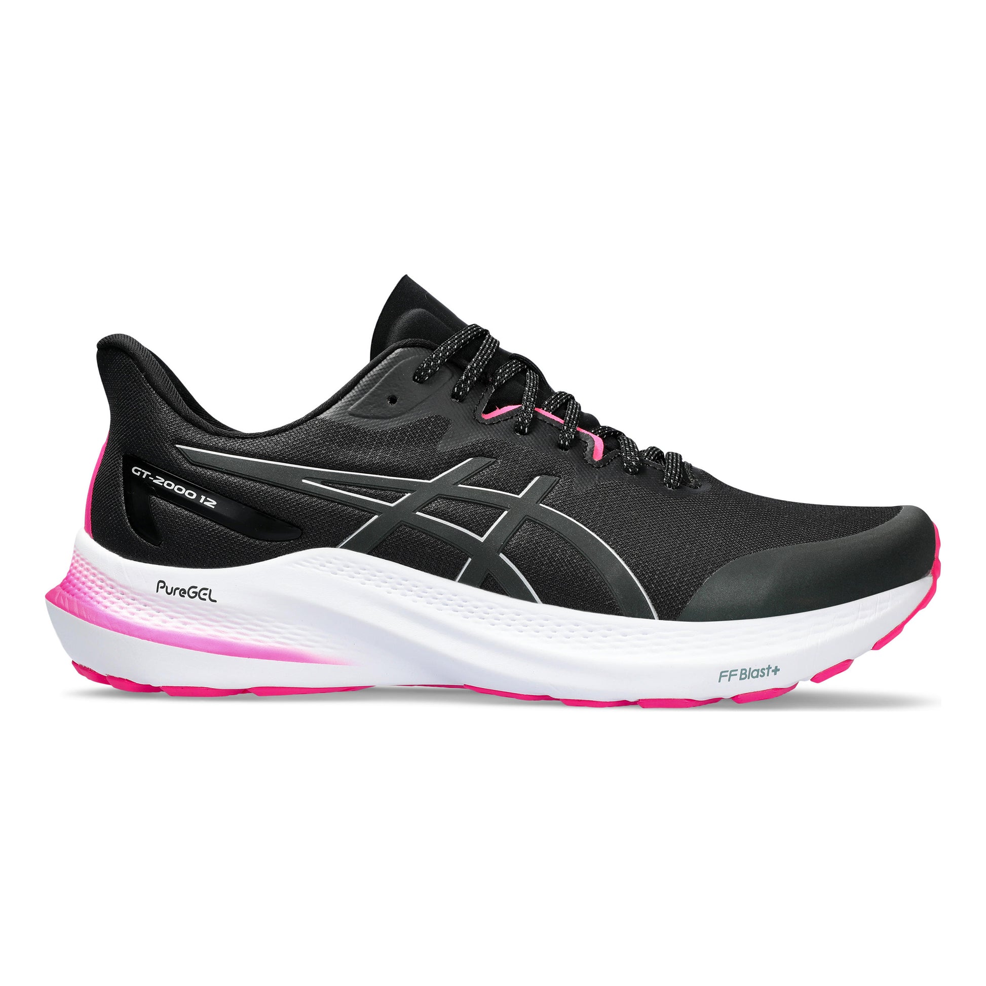ASICS GT-2000 12 Lite-Show Chaussure de running avec stabilisateurs Hommes - noir, pink
