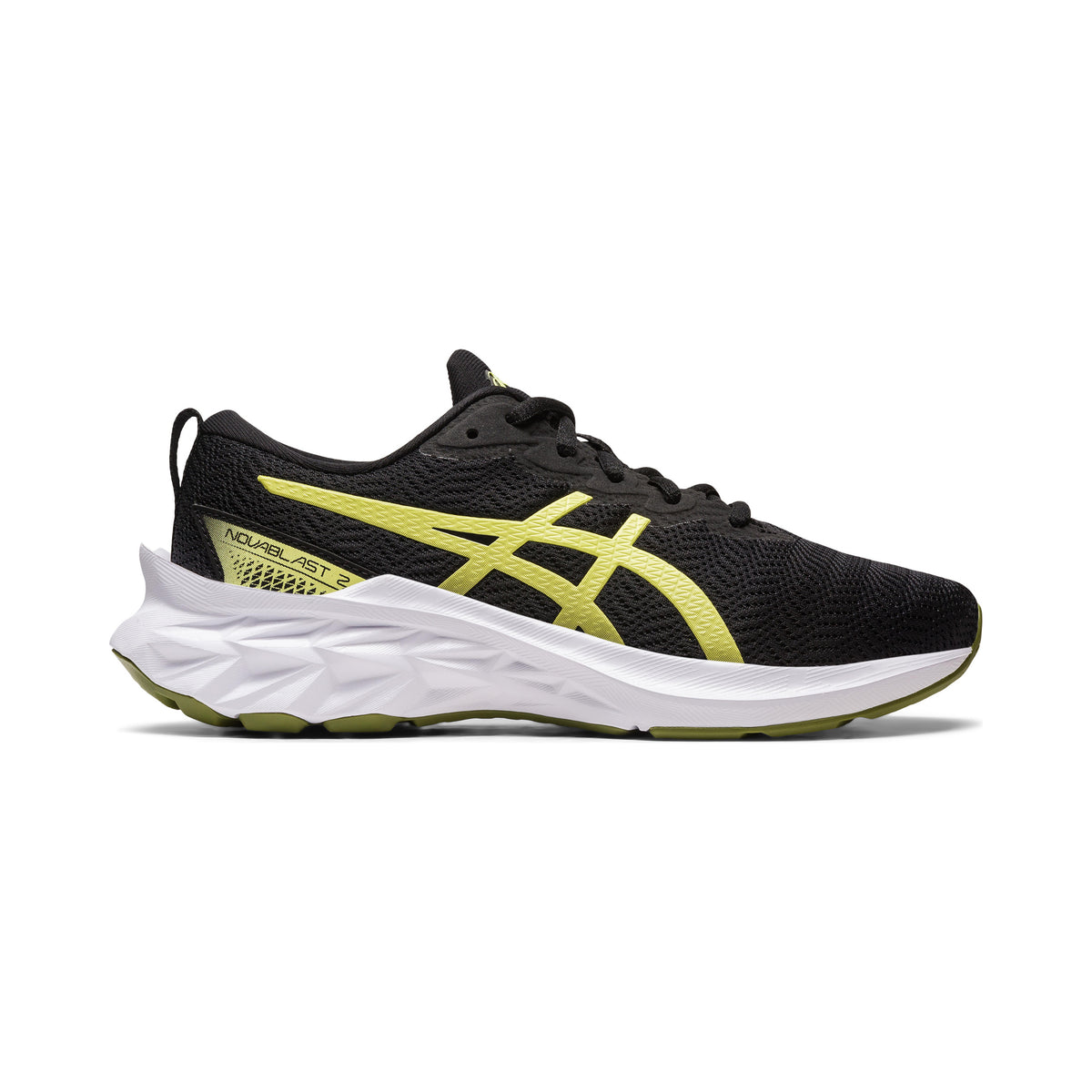 ASICS Novablast 2 GS Chaussure de running sans stabilisateurs Enfants - noir, jaunes fluo