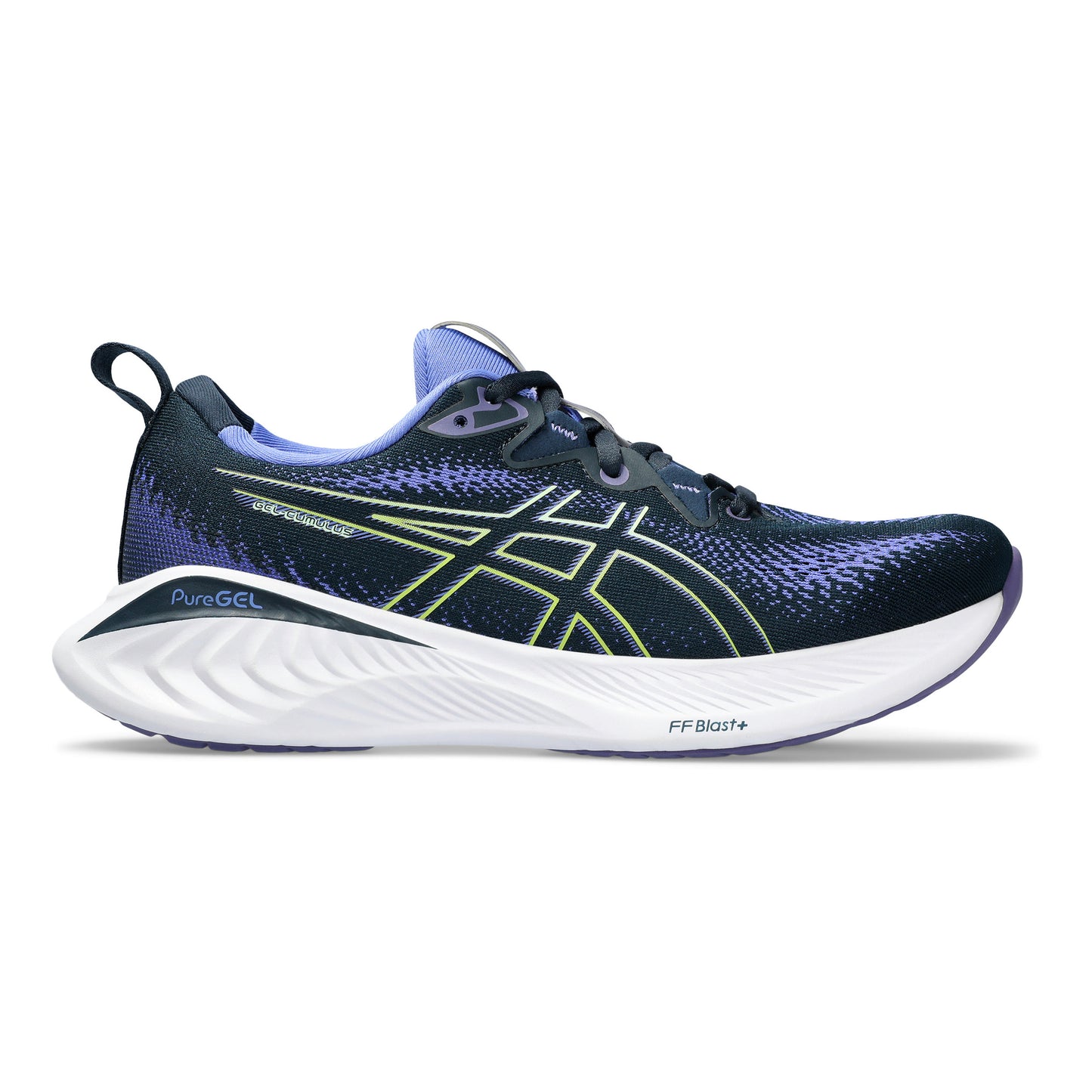 ASICS Gel-Cumulus 25 Chaussure de running sans stabilisateurs Femmes - bleu, jaunes fluo