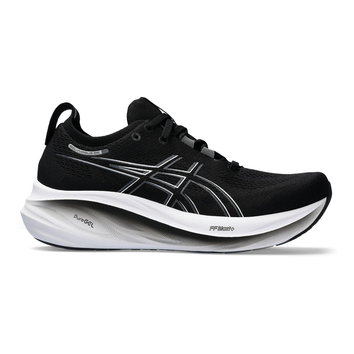 ASICS Gel-Nimbus 26 Chaussure de running sans stabilisateurs Femmes - noir, gris