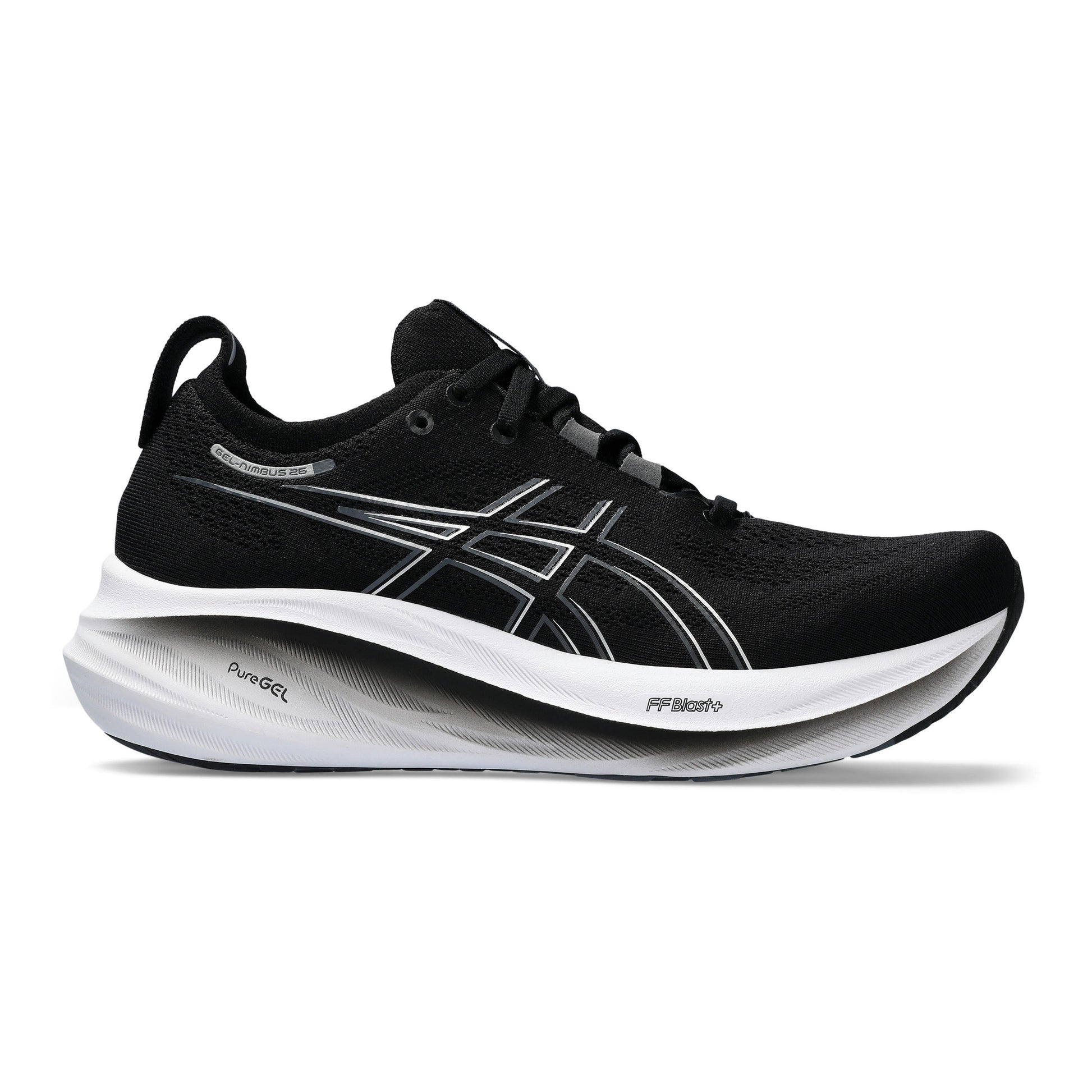 ASICS Gel-Nimbus 26 Chaussure de running sans stabilisateurs Femmes - noir, gris