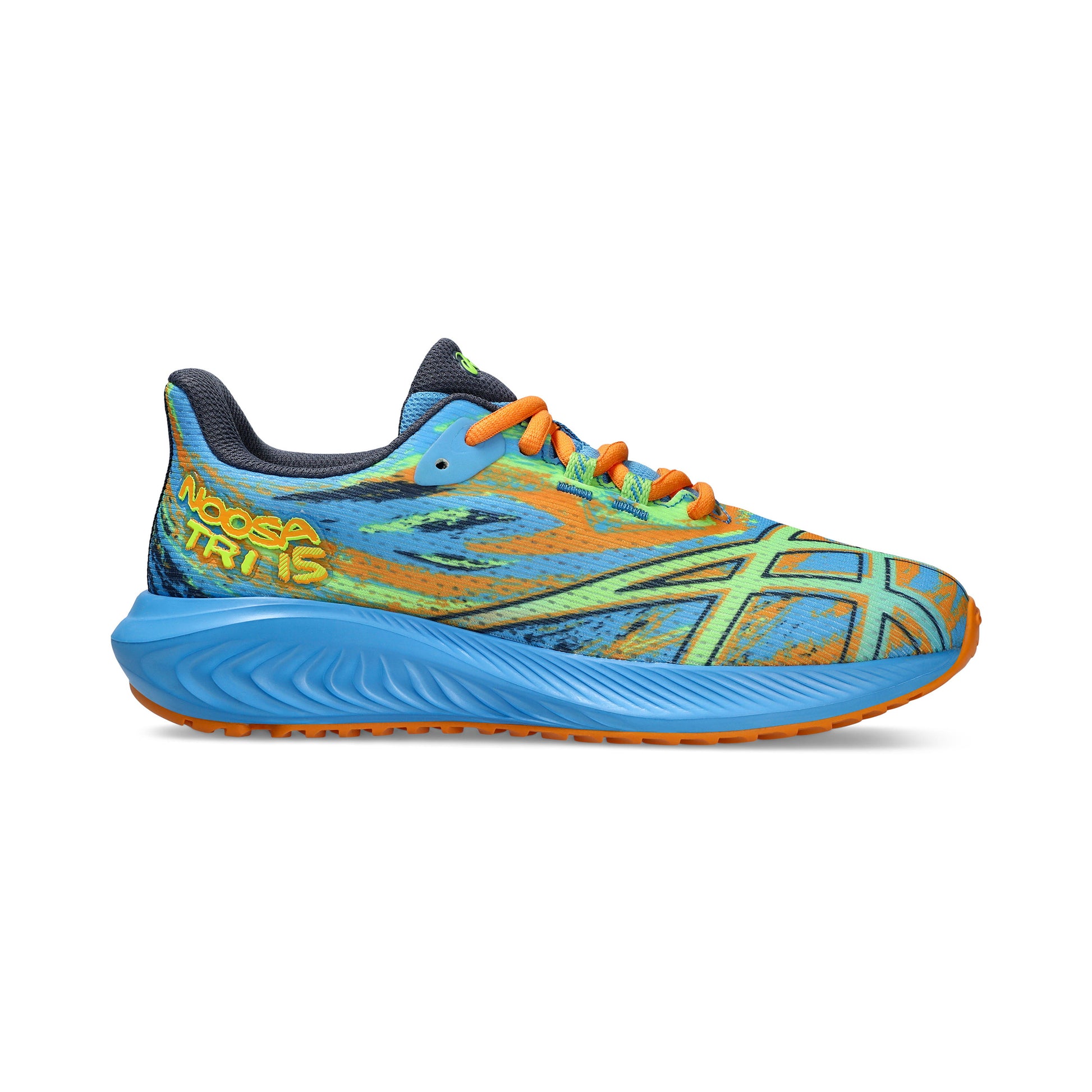 ASICS Gel-Noosa Tri 15 GS Chaussure de compétition Enfants - bleu, orange