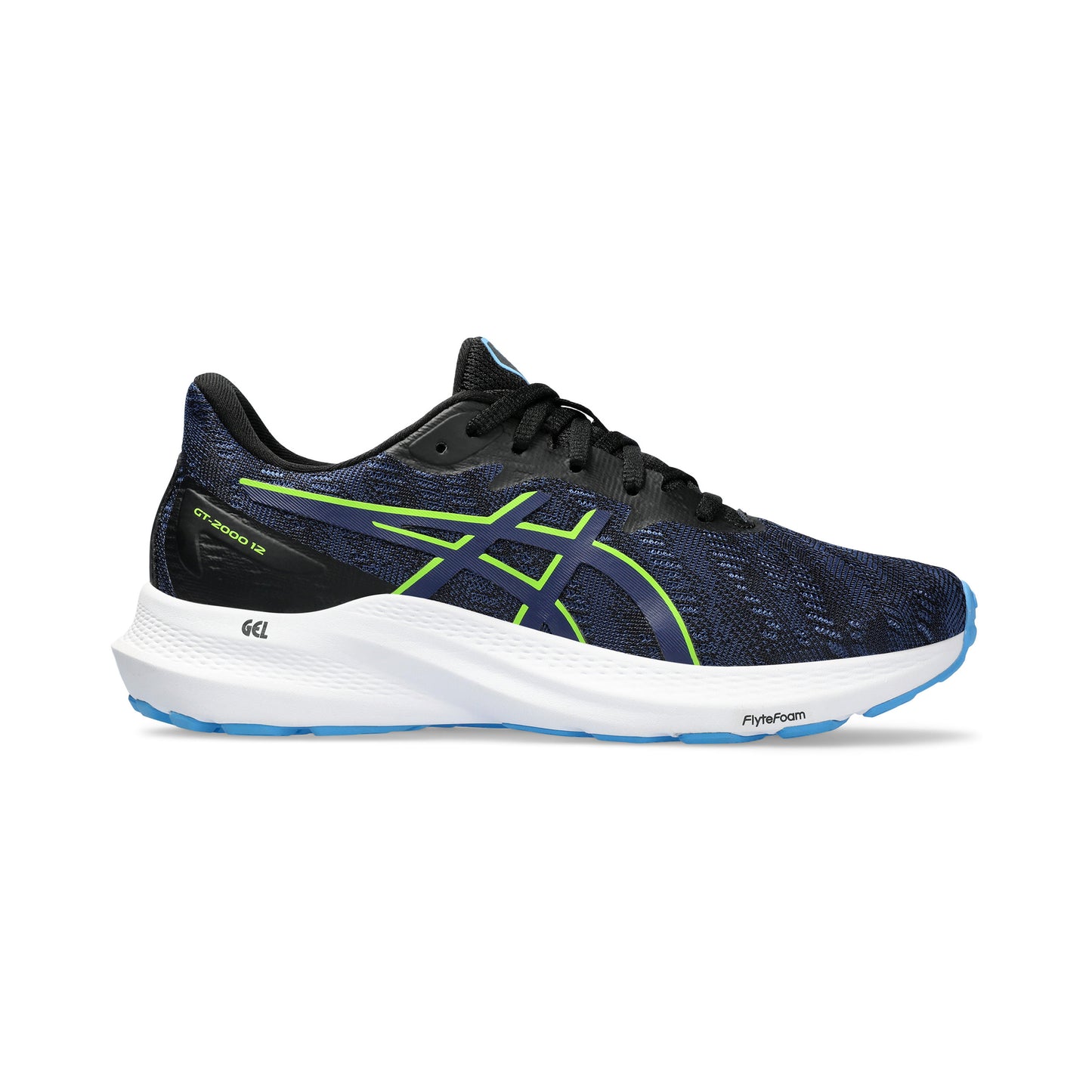 ASICS GT-2000 12 GS Chaussure de running avec stabilisateurs Enfants - noir, bleu
