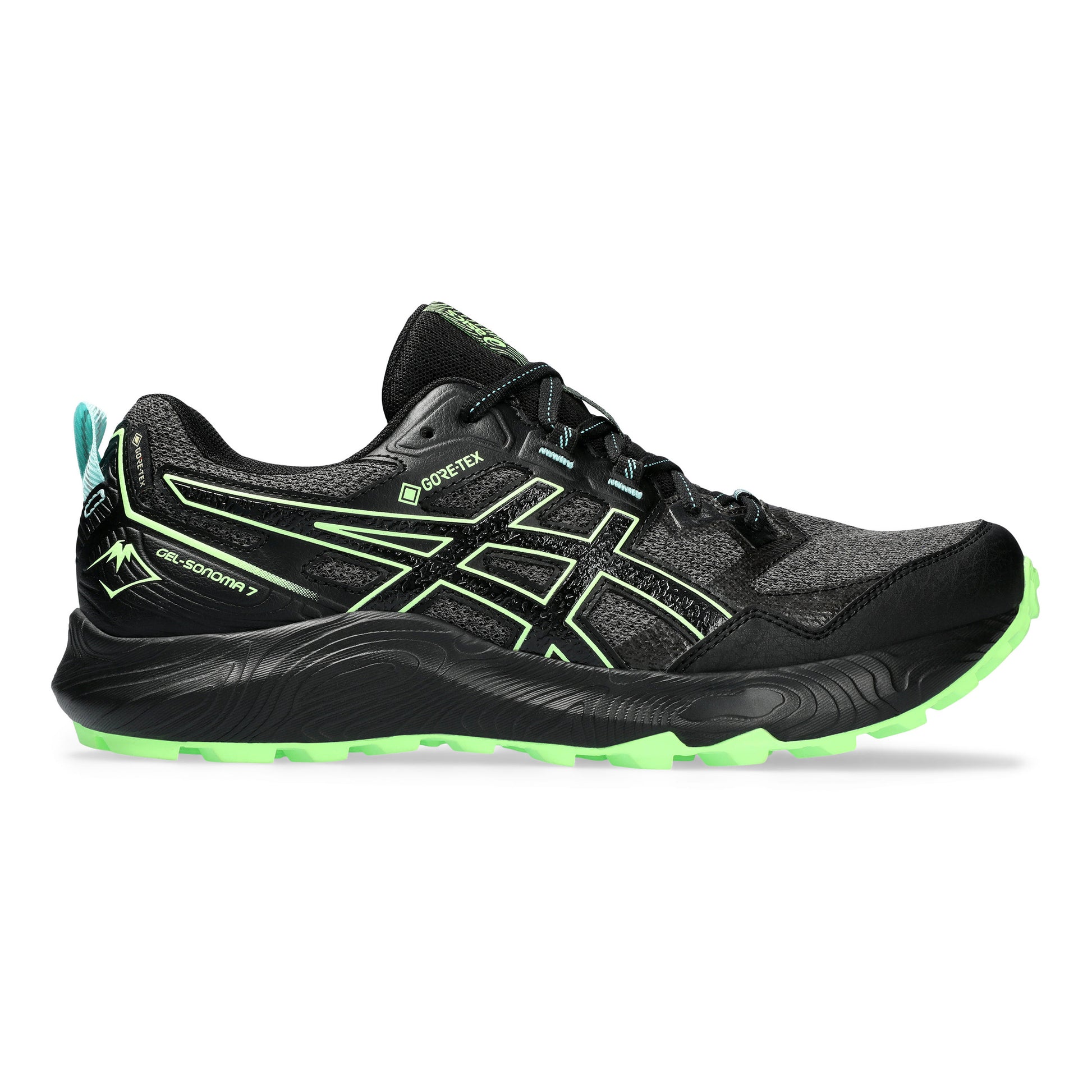 ASICS Gel-Sonoma 7 GTX Chaussure trail Hommes - noir, vert fluo