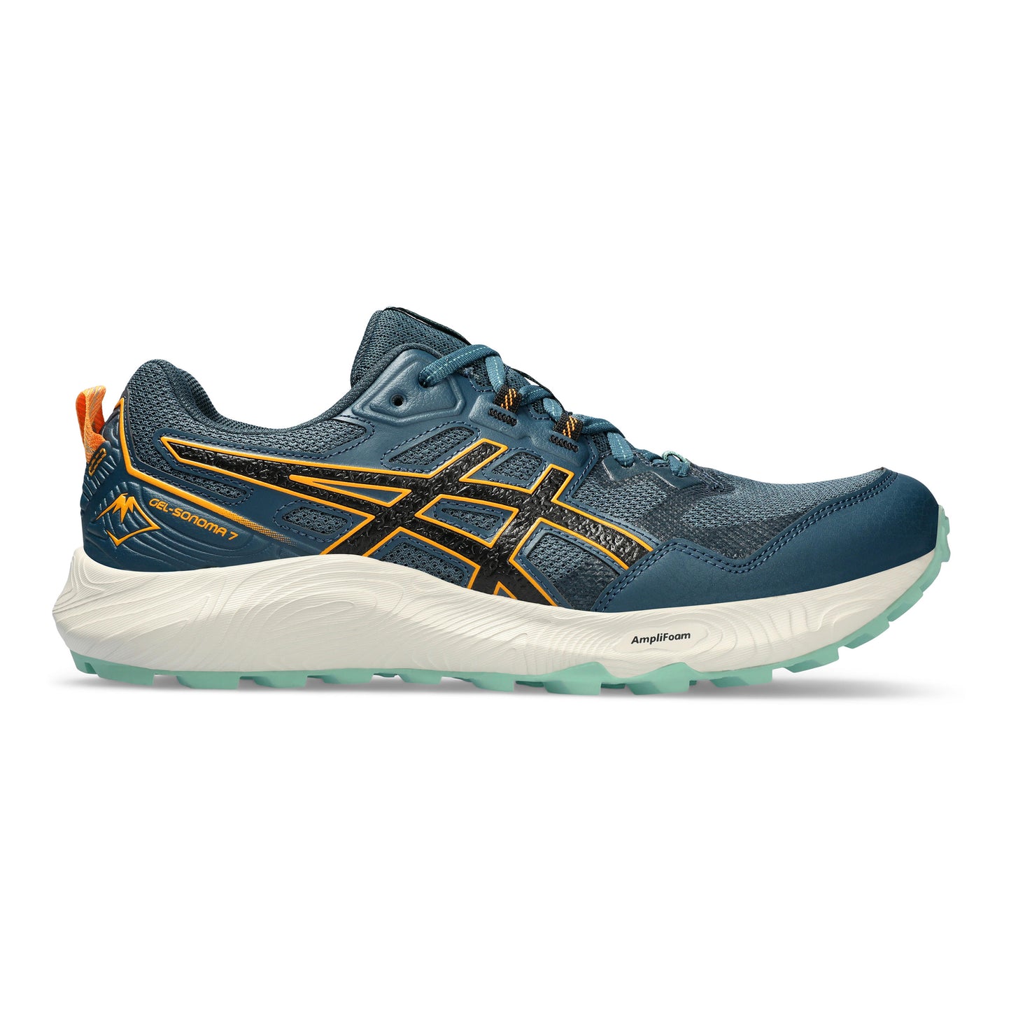 ASICS Gel-Sonoma 7 Chaussure trail Hommes - bleu petrol, orange