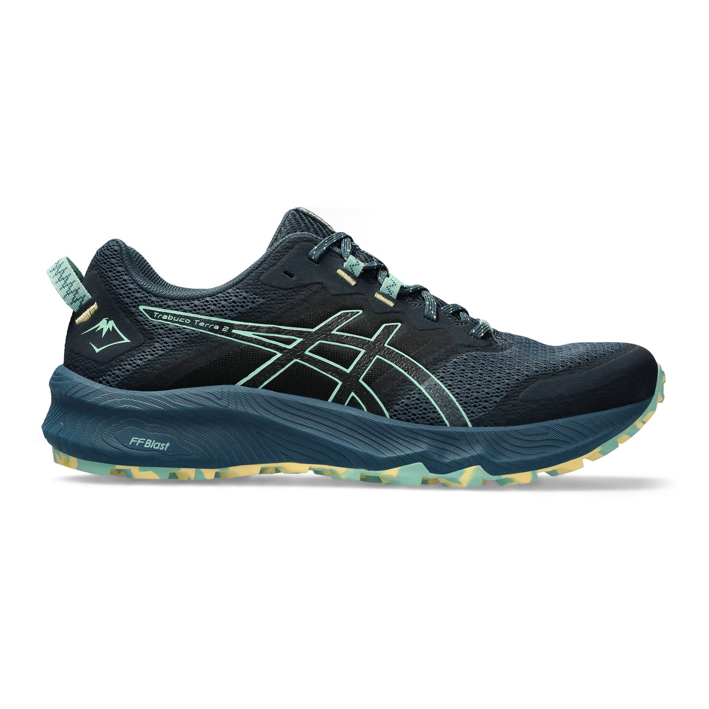 ASICS Trabuco Terra 2 Chaussure trail Hommes - bleu petrol, mint