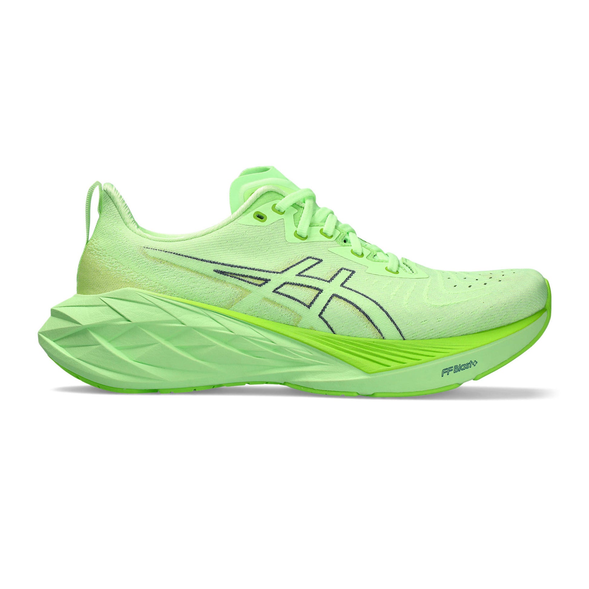 ASICS Novablast 4 Chaussure de running sans stabilisateurs Hommes - vert fluo,