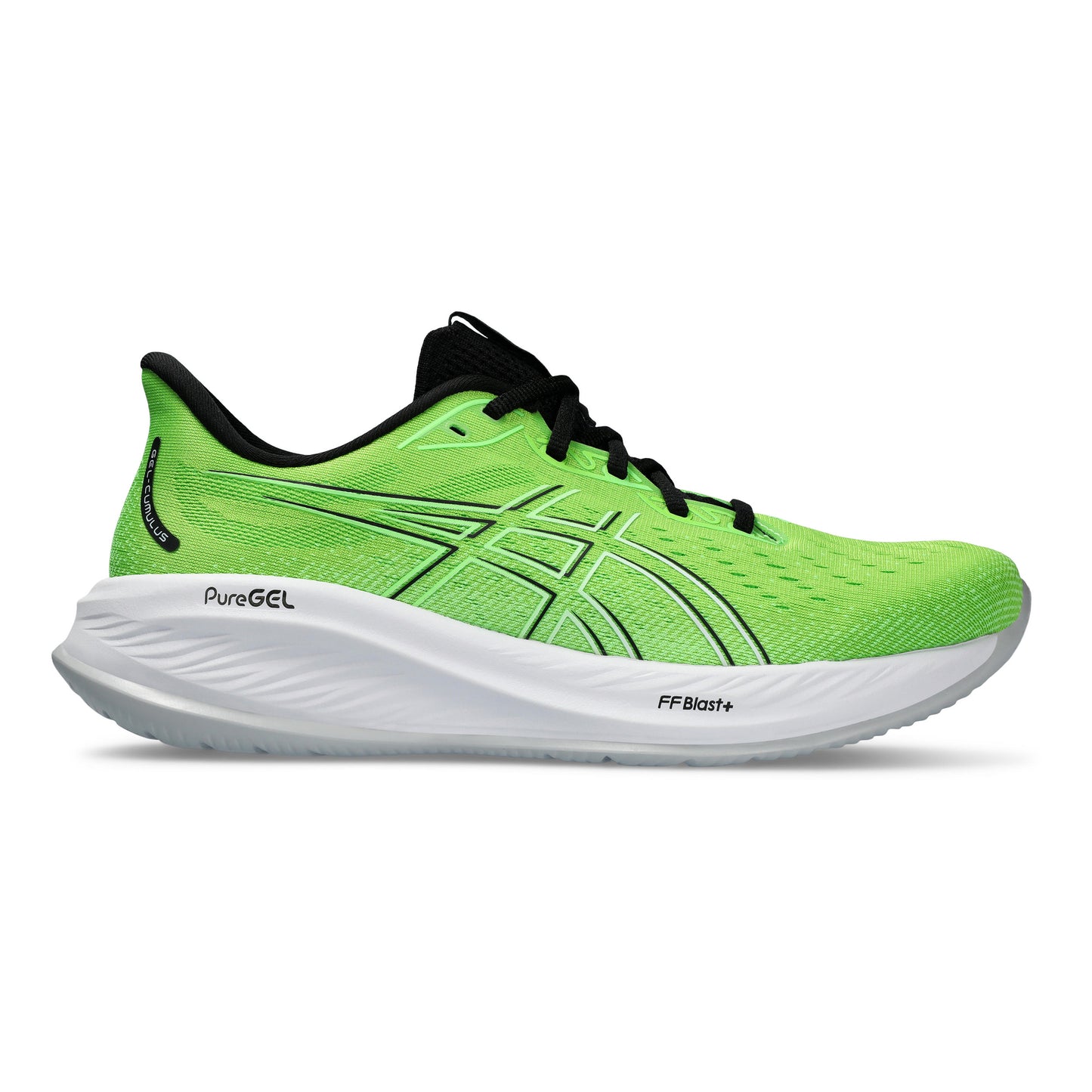 ASICS Gel-Cumulus 26 Chaussure de running sans stabilisateurs Hommes - vert fluo, blanc