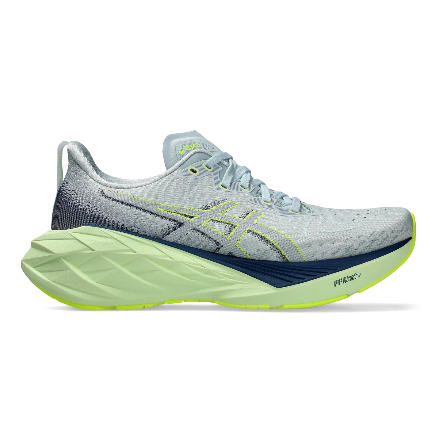 ASICS Novablast 4 Chaussure de running sans stabilisateurs Femmes - gris, bleu