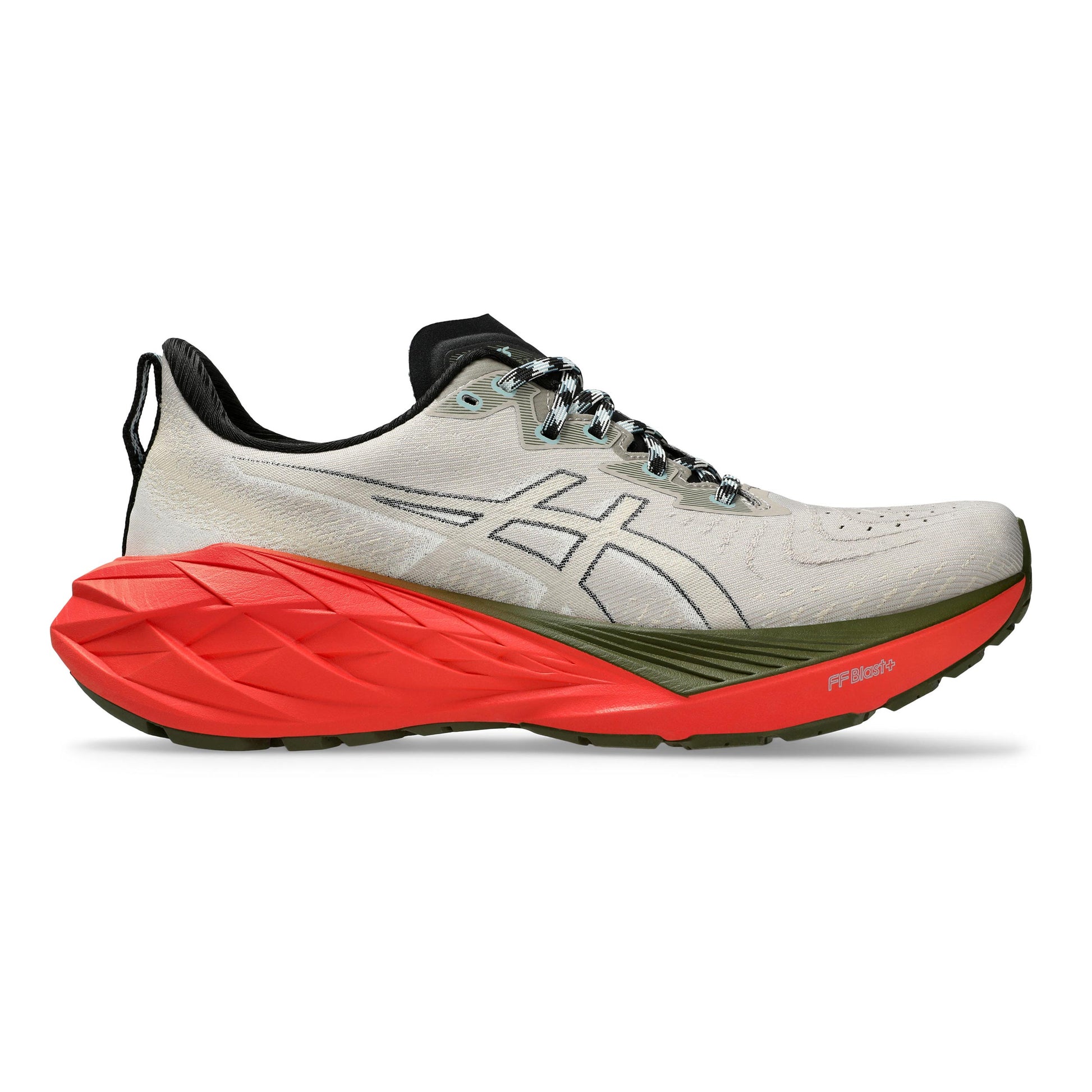 ASICS Novablast 4 TR Chaussure de running sans stabilisateurs Hommes - beige, rouge