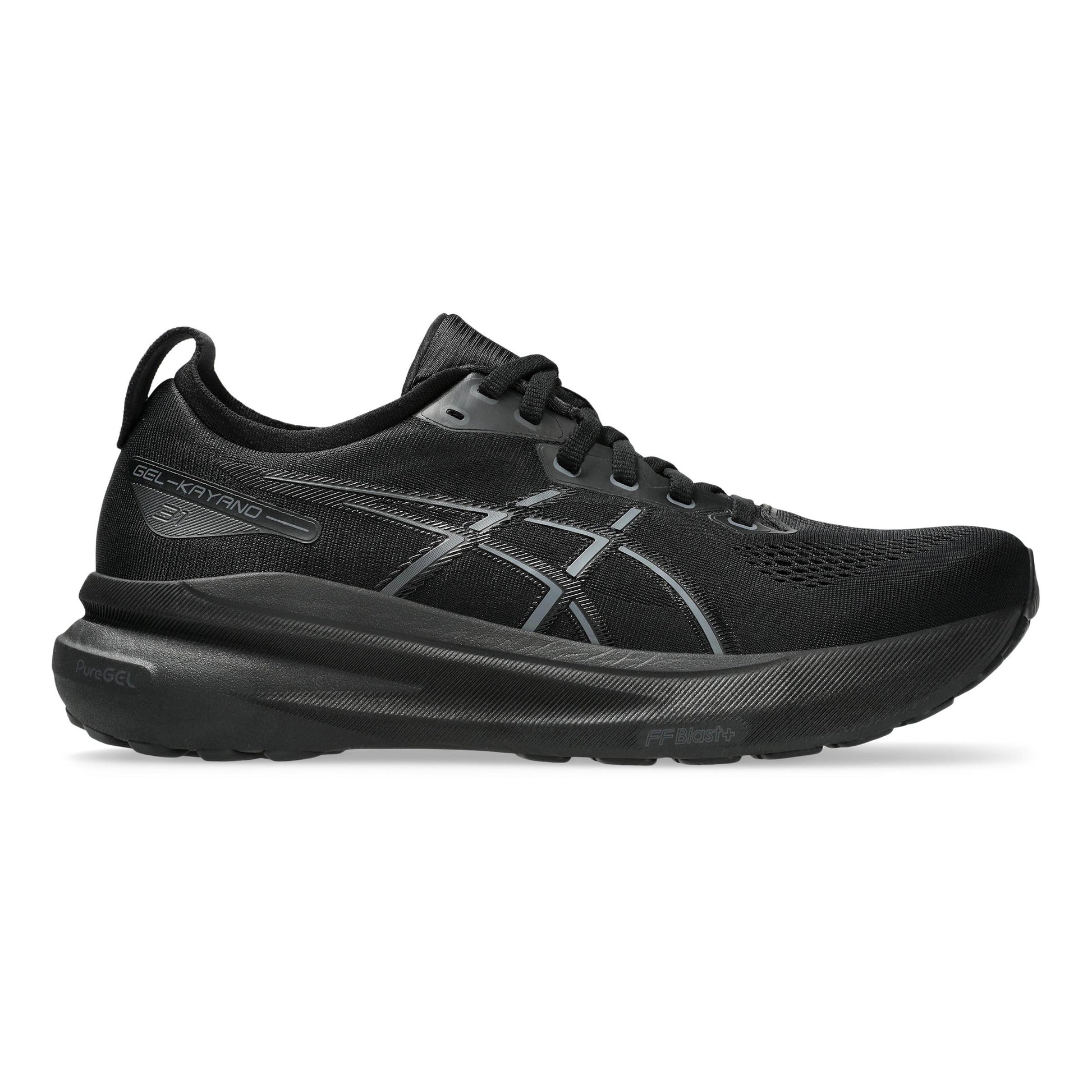 ASICS Gel-Kayano 31 Chaussure De Running Avec Stabilisateurs Hommes-Noir Mat