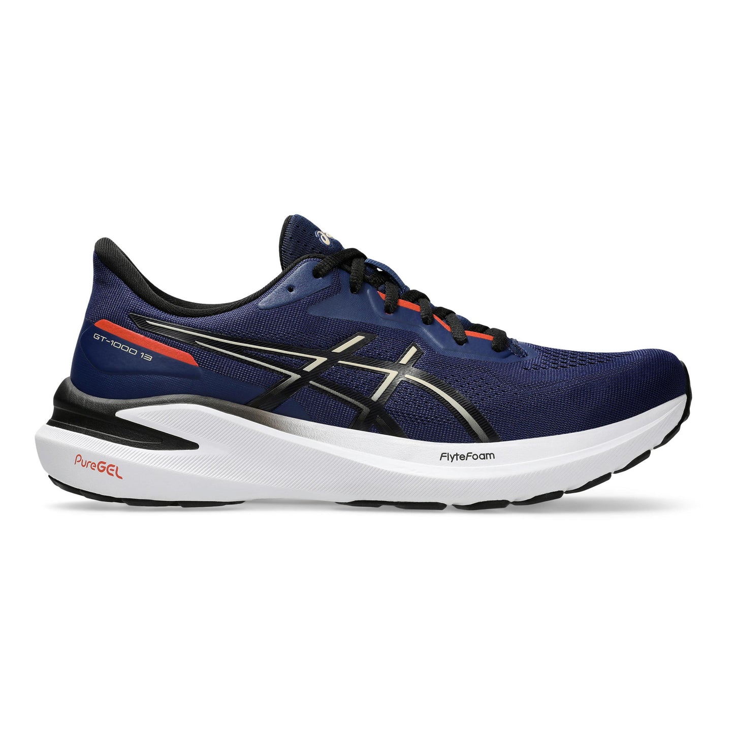ASICS GT-1000 13 Chaussure de running avec stabilisateurs Hommes - bleu, blanc
